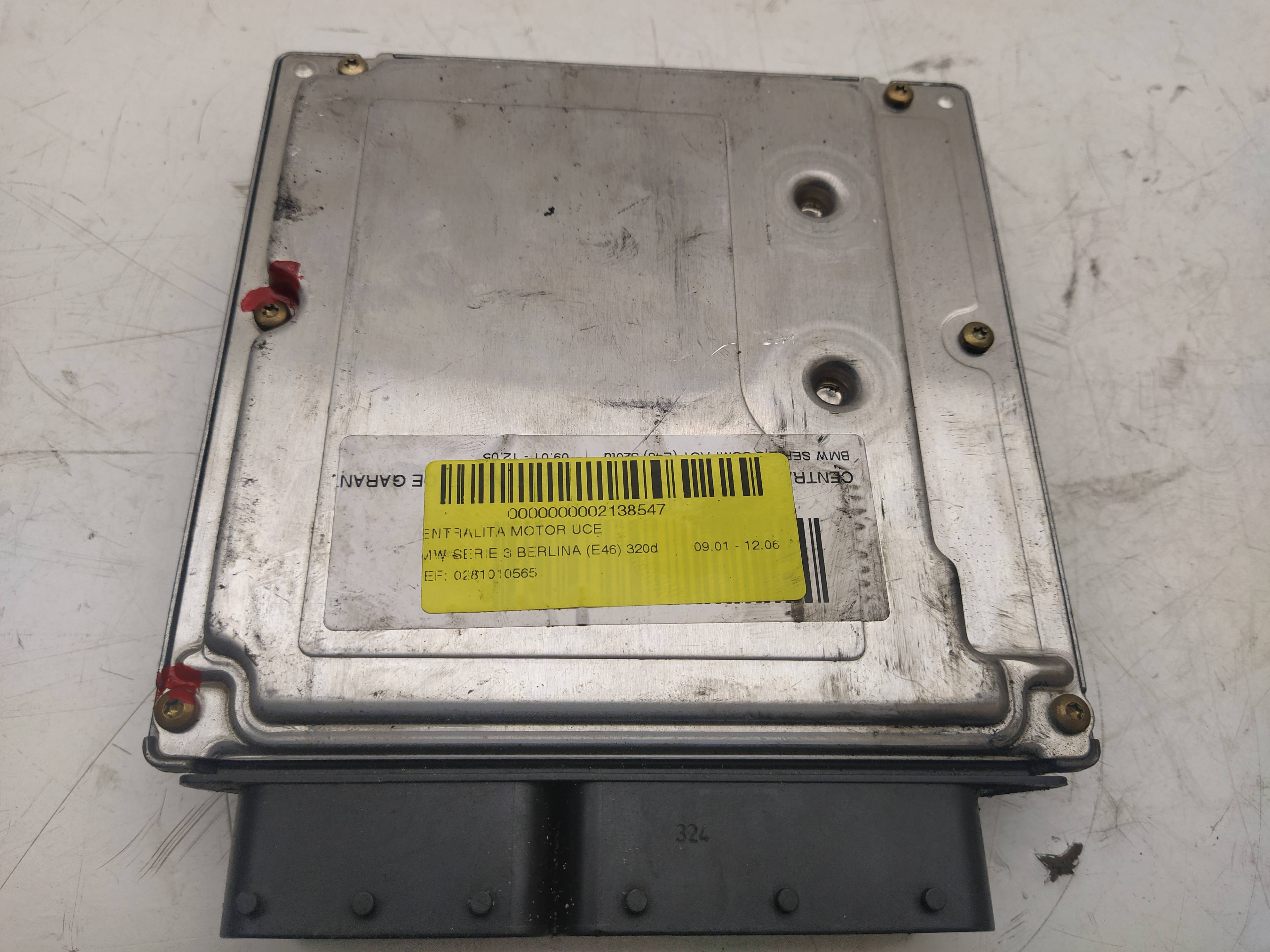 RENAULT 3 Series E46 (1997-2006) Moottorin ohjausyksikkö ECU 0281010565,DDE7789572 18614664