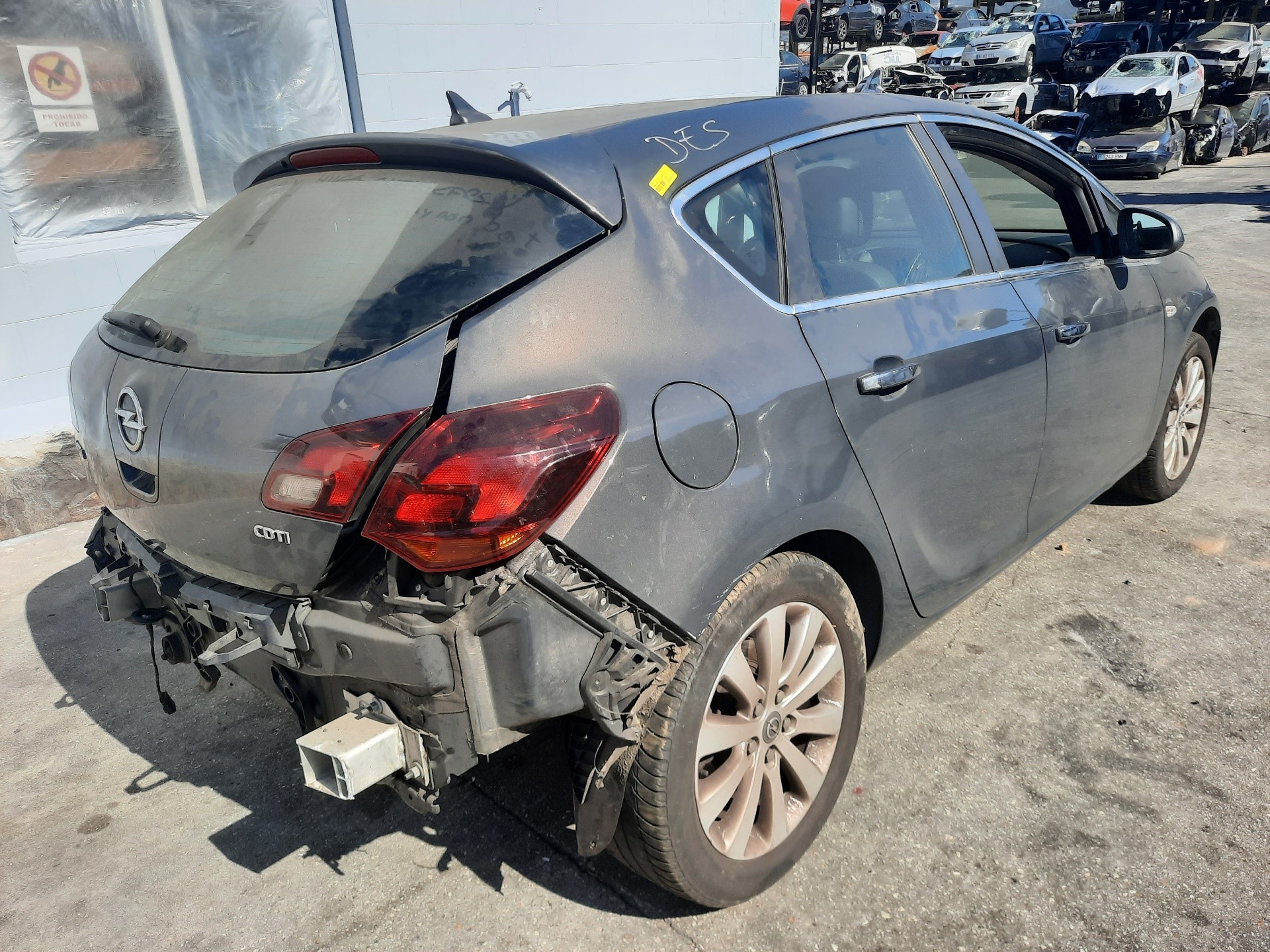 OPEL Astra J (2009-2020) Замок задней правой двери 13579566 18610963