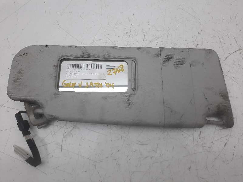 VOLKSWAGEN Golf 5 generation (2003-2009) Right Side Sun Visor 1K0857552 20565330