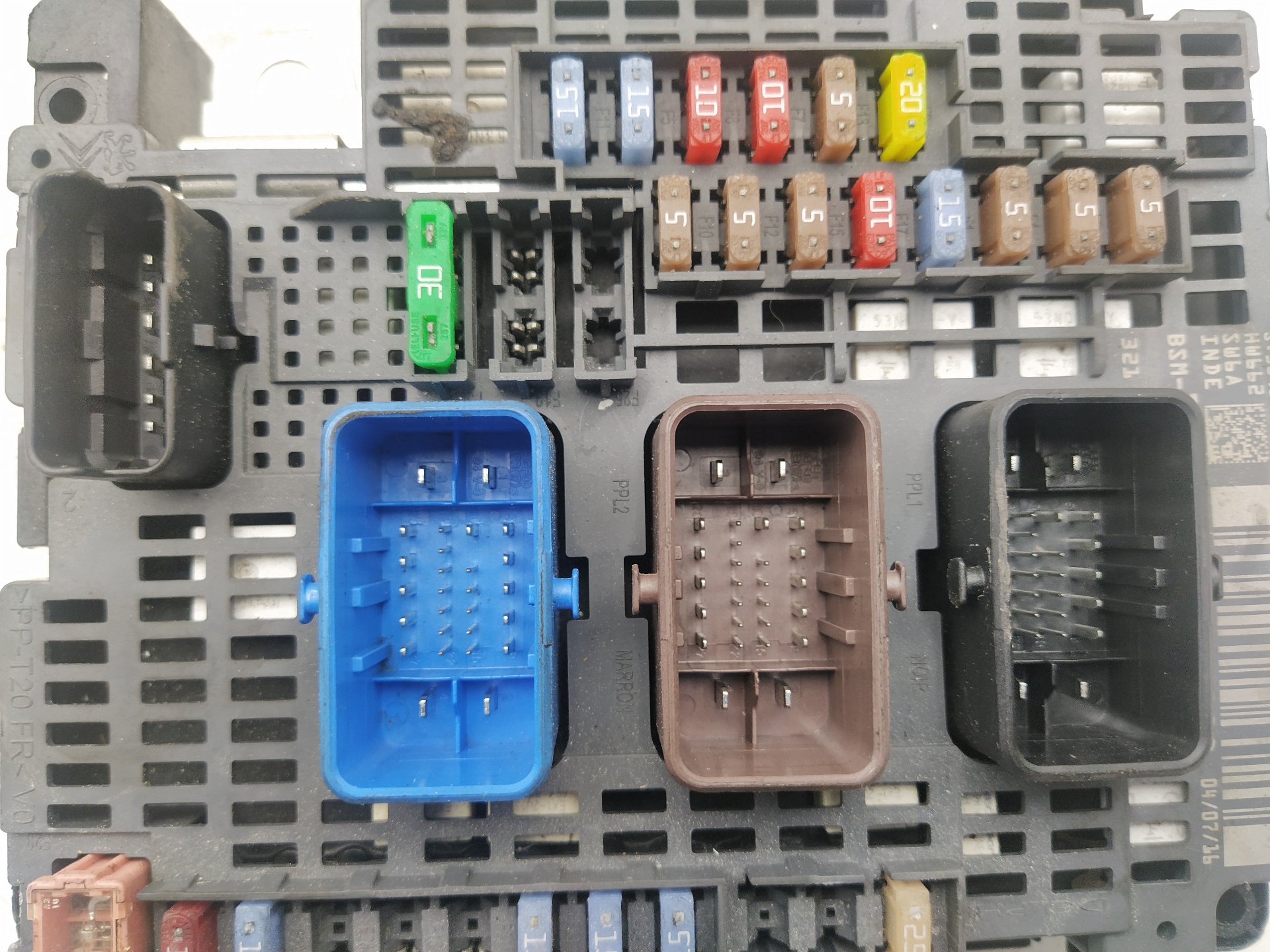 CITROËN C4 Picasso 2 generation (2013-2018) Fuse Box 9810296180 25766758