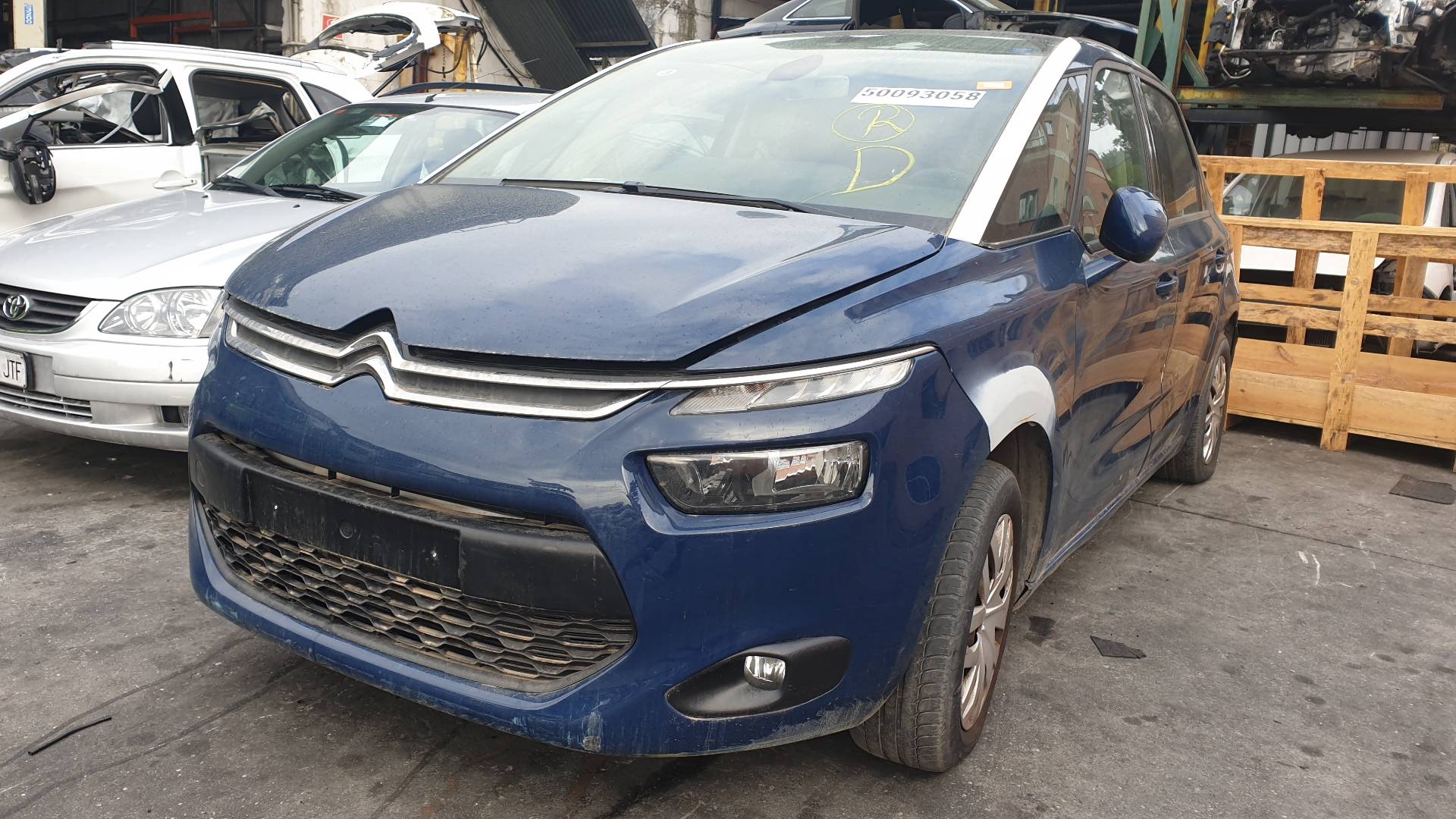 CITROËN C4 Picasso 2 generation (2013-2018) Rear left door window lifter 9676172480 18551056