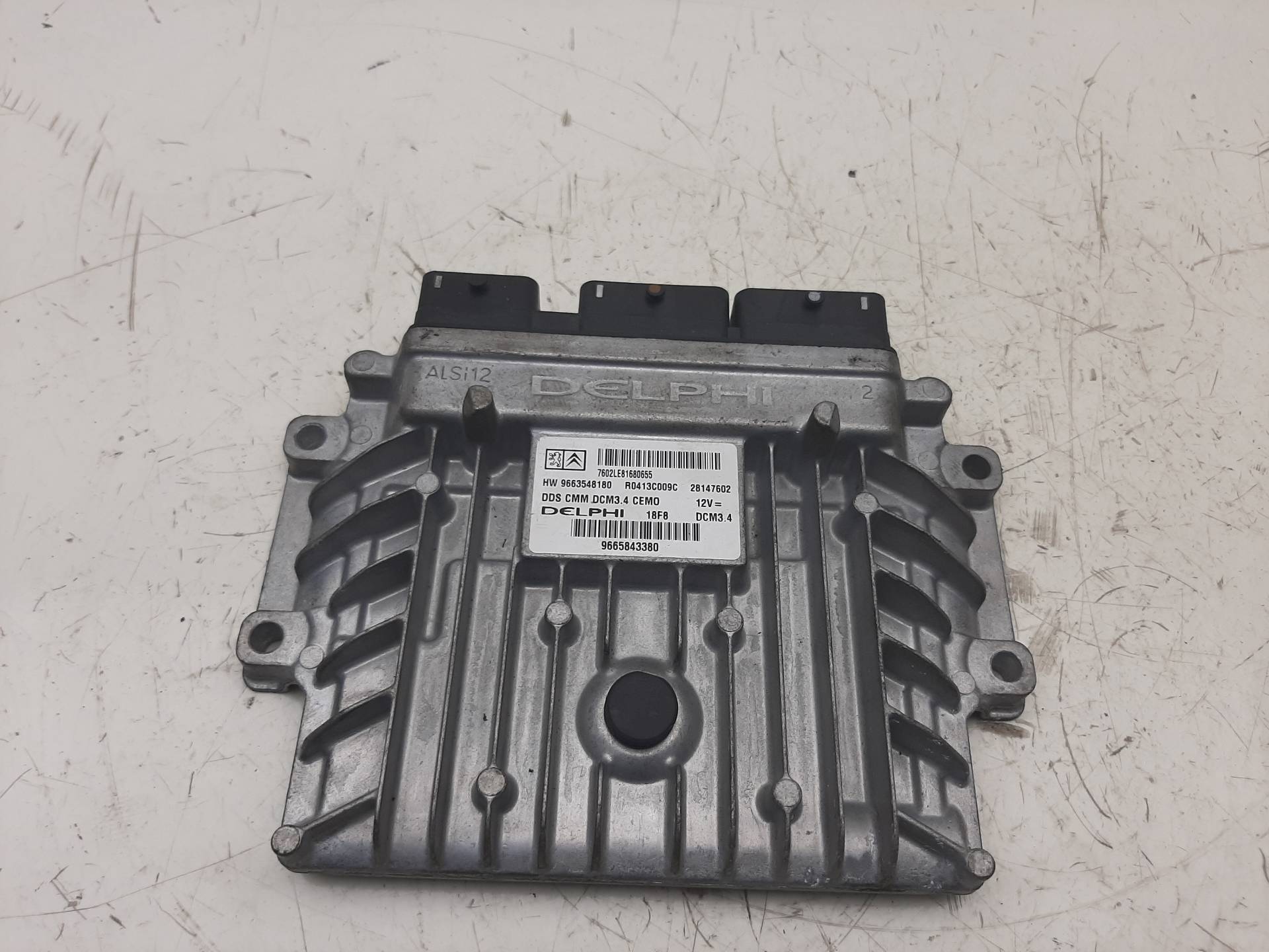 CADILLAC C5 1 generation (2001-2008) Engine Control Unit ECU 9665843380,9663548180 18574938