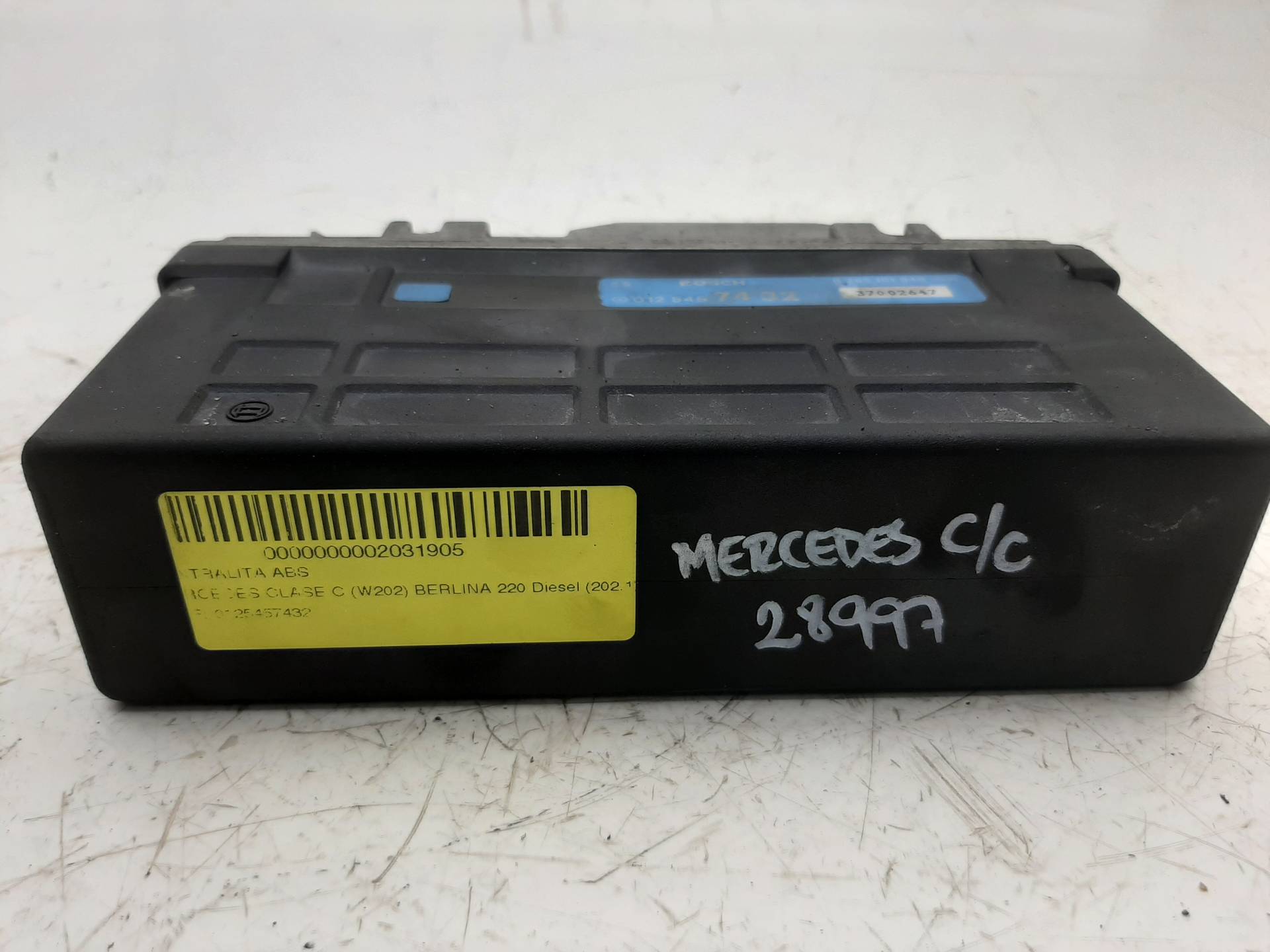 MERCEDES-BENZ C-Class W202/S202 (1993-2001) Абс блок 0125457432, 0265101040 18579303