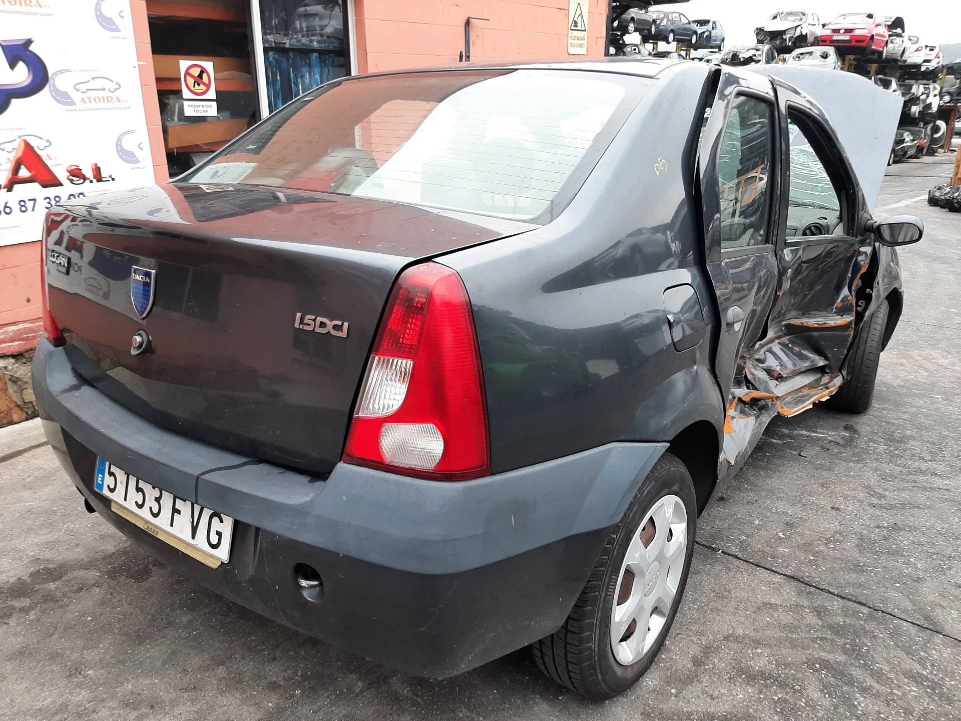 DACIA Logan 1 generation (2004-2012) Стеклоподъемник передней левой двери 400726D 18574197