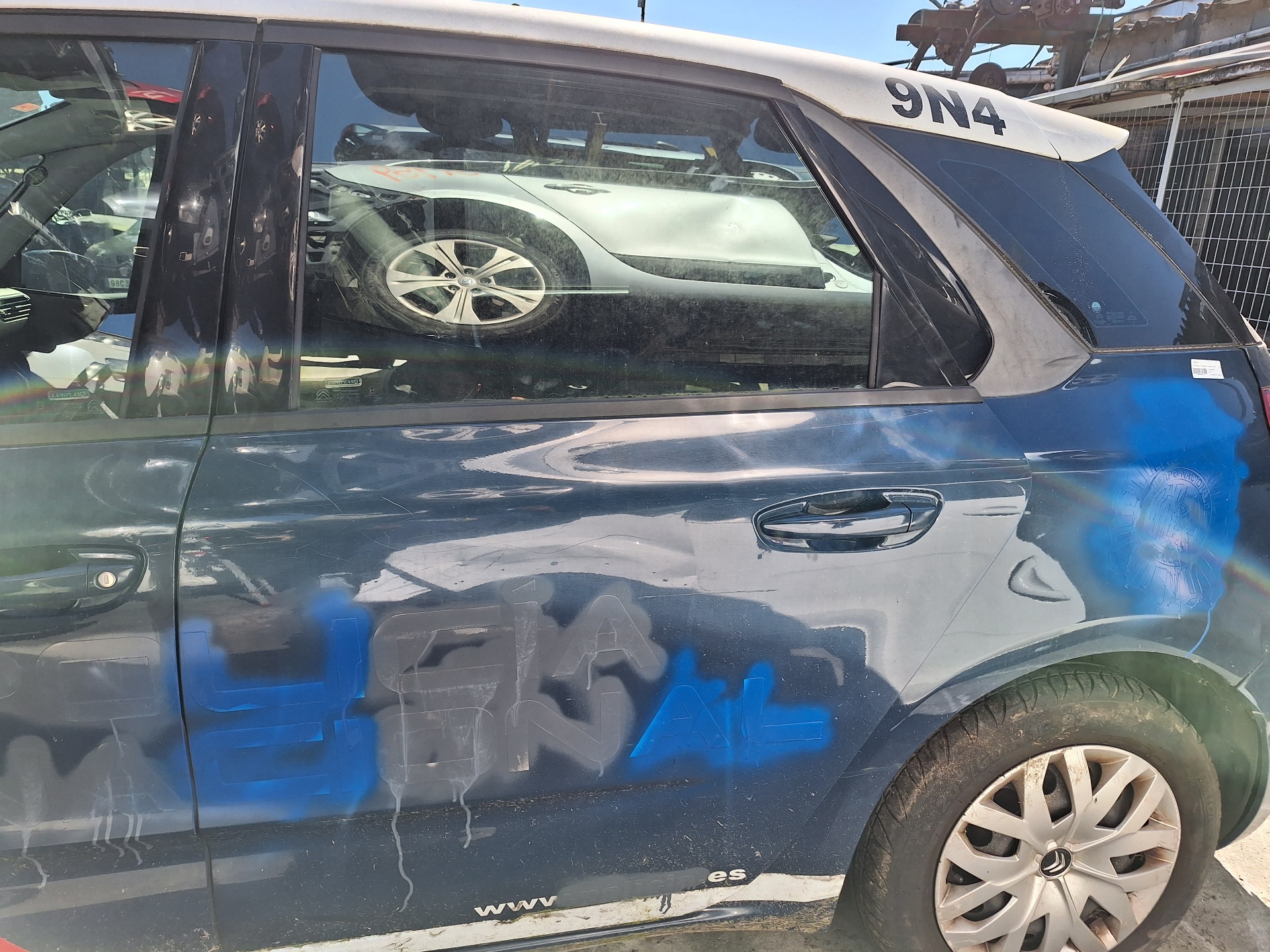 CITROËN C4 Picasso 1 generation (2006-2013) Rear Left Door 9006K5 24546670