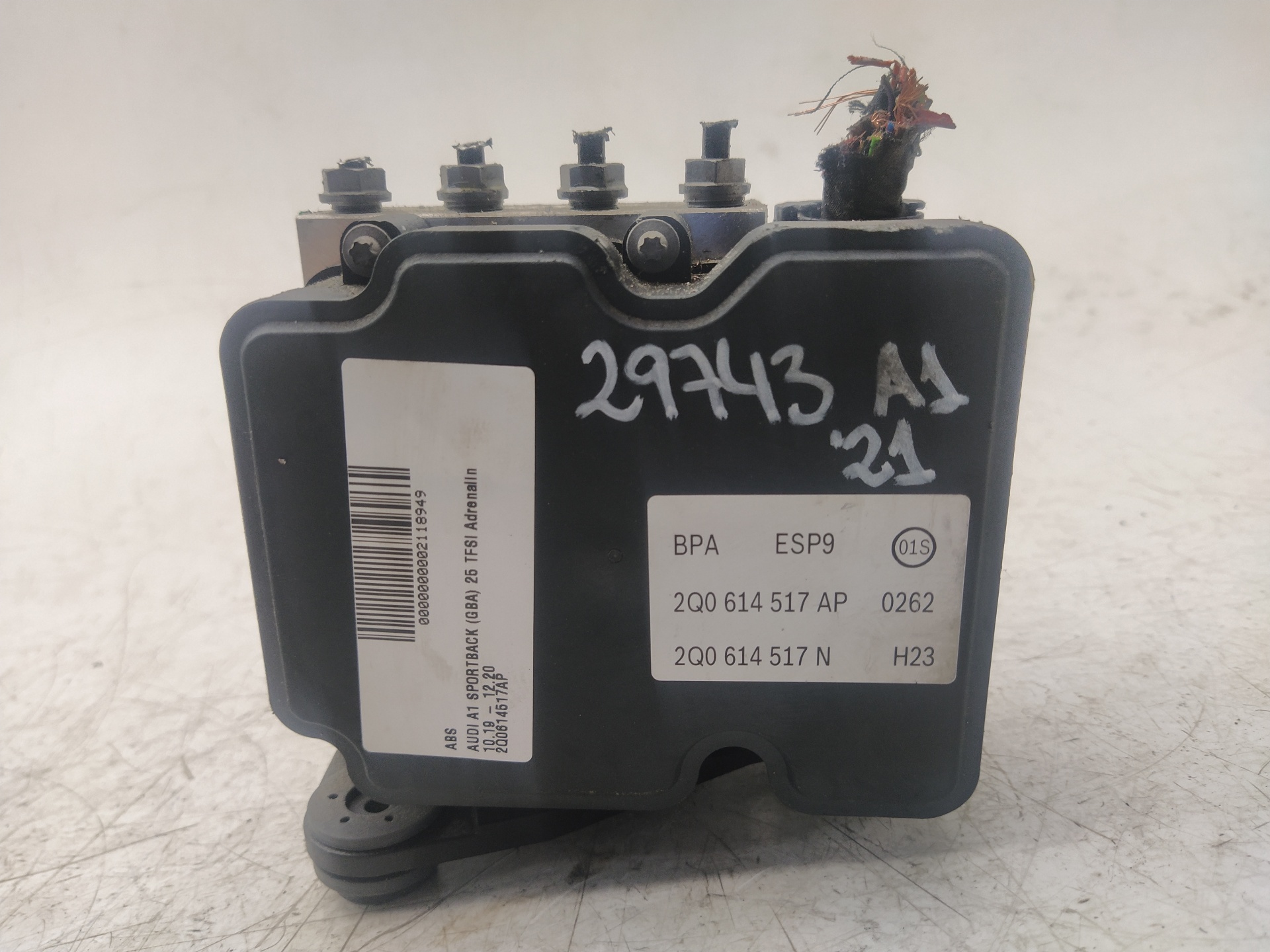AUDI A1 GB (2018-2024) ABS pump 2Q0614517AP, 2Q0614517N 24012241