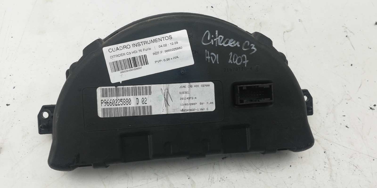 TOYOTA Speedometer 9660225880 27286902