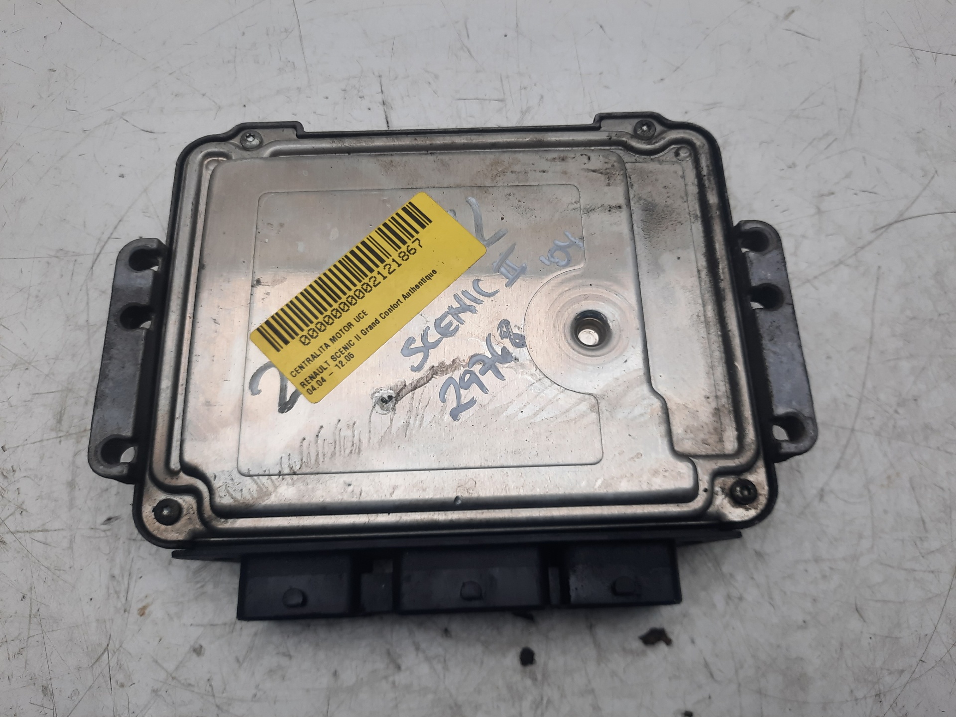 DODGE Scenic 2 generation (2003-2010) Engine Control Unit ECU 0281011549, 0281011549 18608927