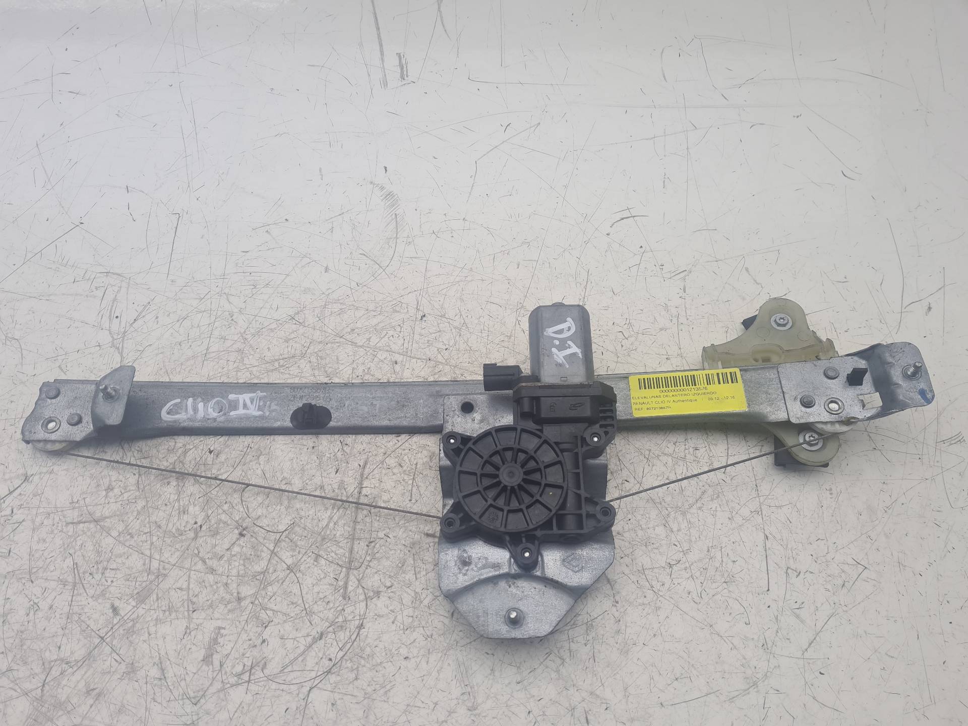 RENAULT Clio 3 generation (2005-2012) Front Left Door Window Regulator 807213867R, 128001472B, 3R4154C 18436392