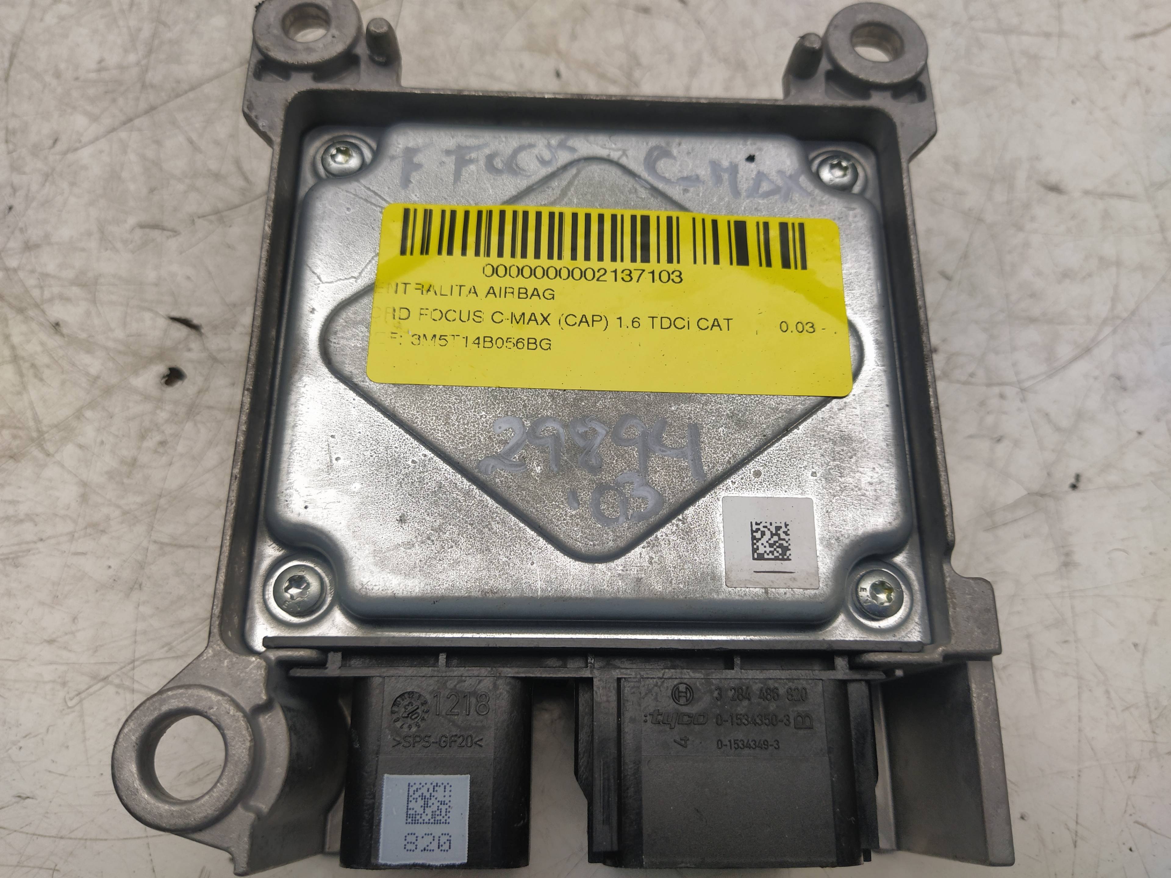 FORD C-Max 1 generation (2003-2010) SRS Control Unit 3M5T14B056BG,0285001452 18613964