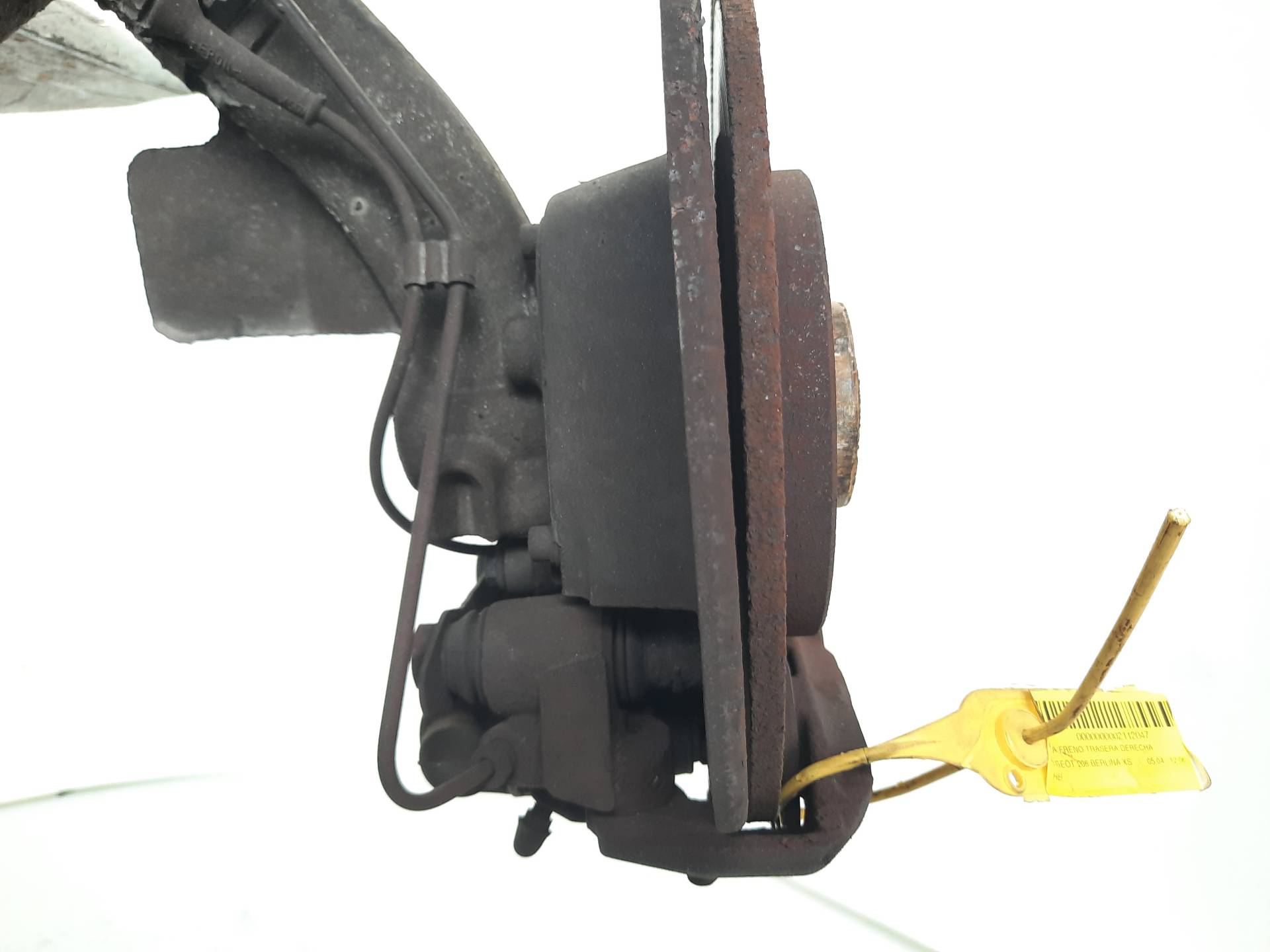 PEUGEOT 206 1 generation (1998-2009) Rear Right Brake Caliper 331516 18605363