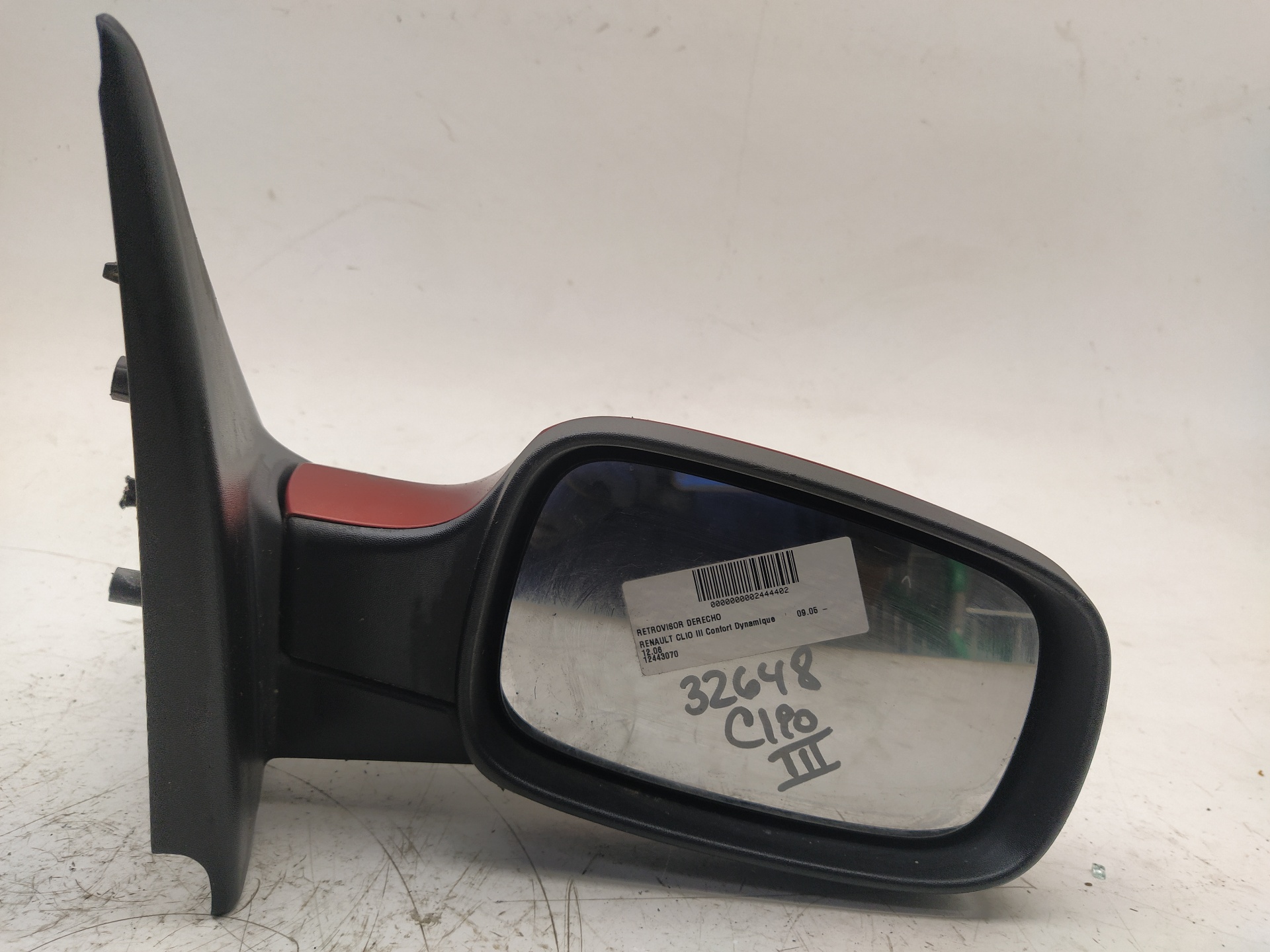 RENAULT Clio 3 generation (2005-2012) Right Side Wing Mirror 12443070 26409486