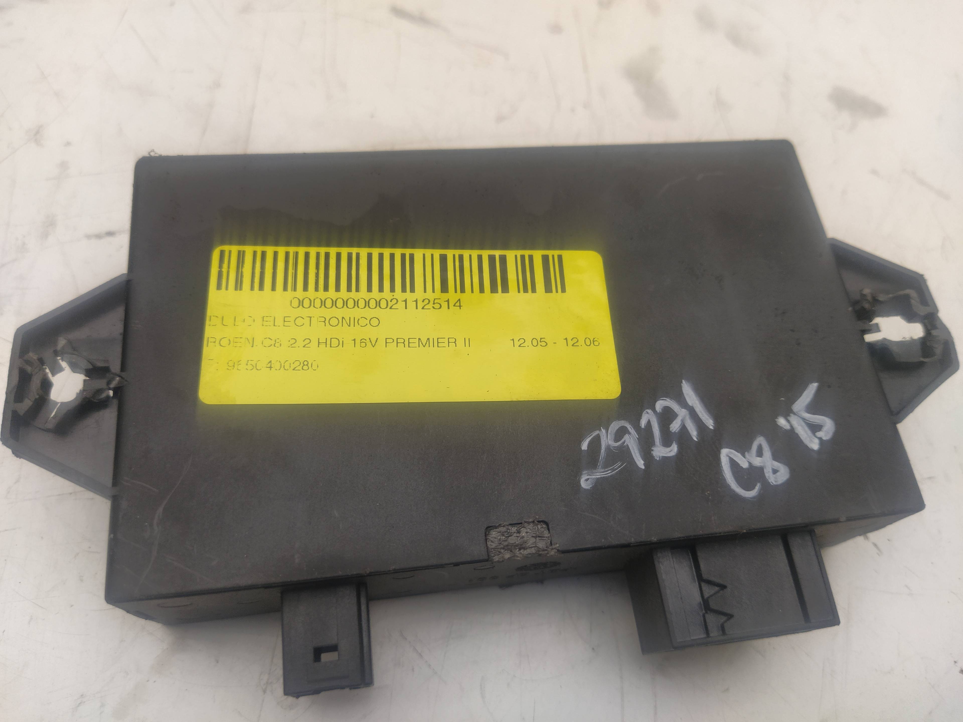 PEUGEOT C8 1 generation (2002-2014) Other Control Units 9650400280 18605471