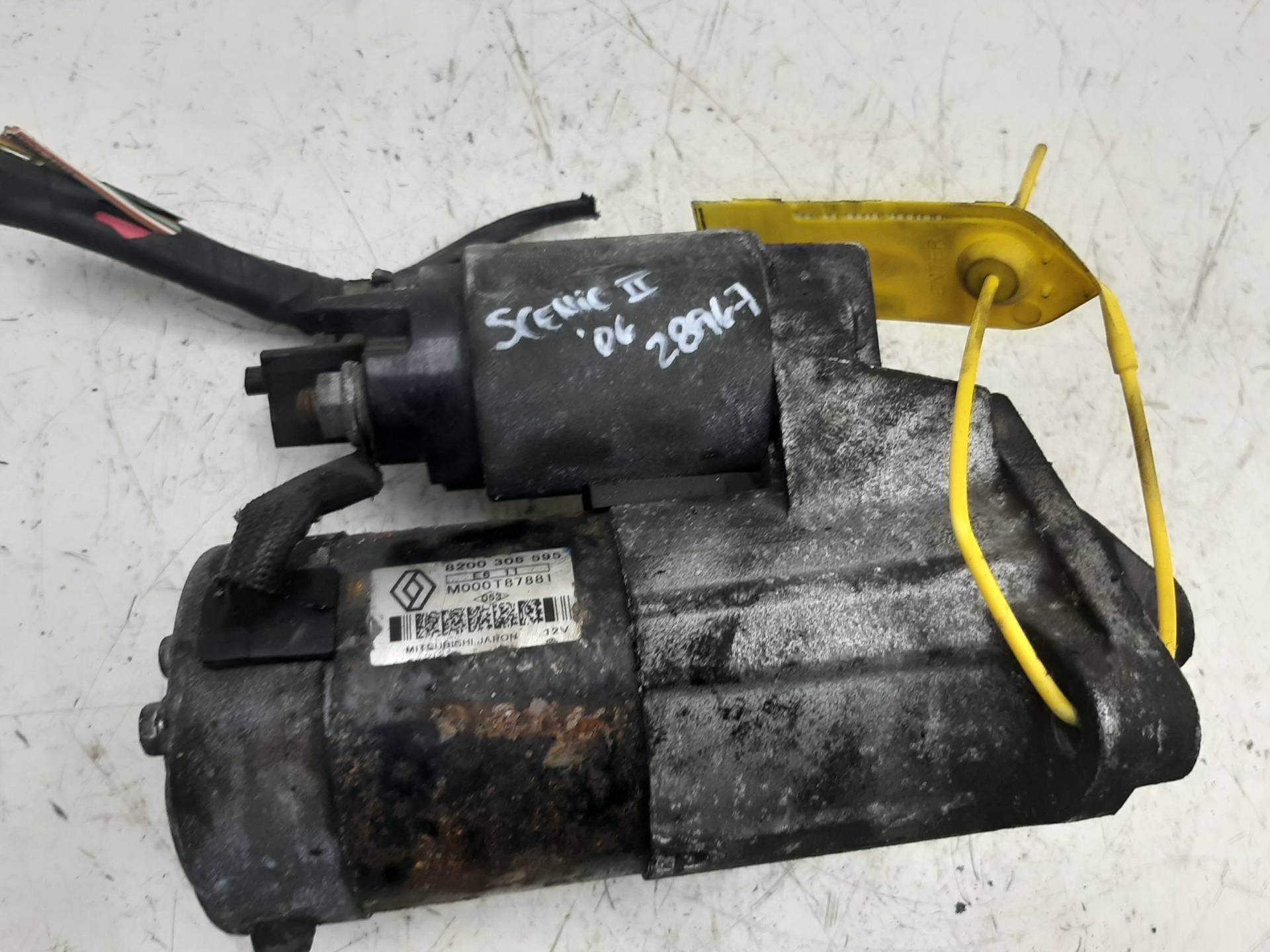 DODGE Scenic 2 generation (2003-2010) Starter Motor 8200306595, M000T87881 18578566