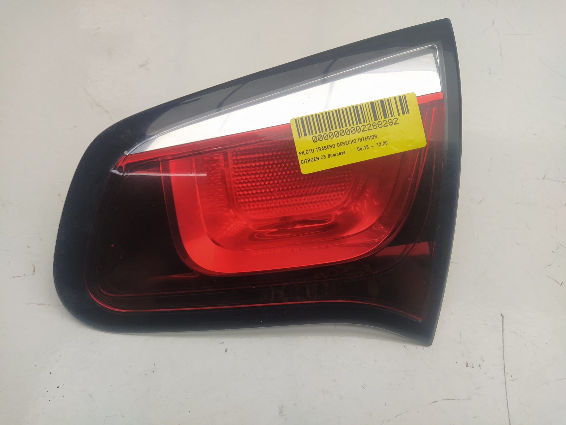 CITROËN C3 1 generation (2002-2010) Rear Right Taillight Lamp 9803934280 25696512