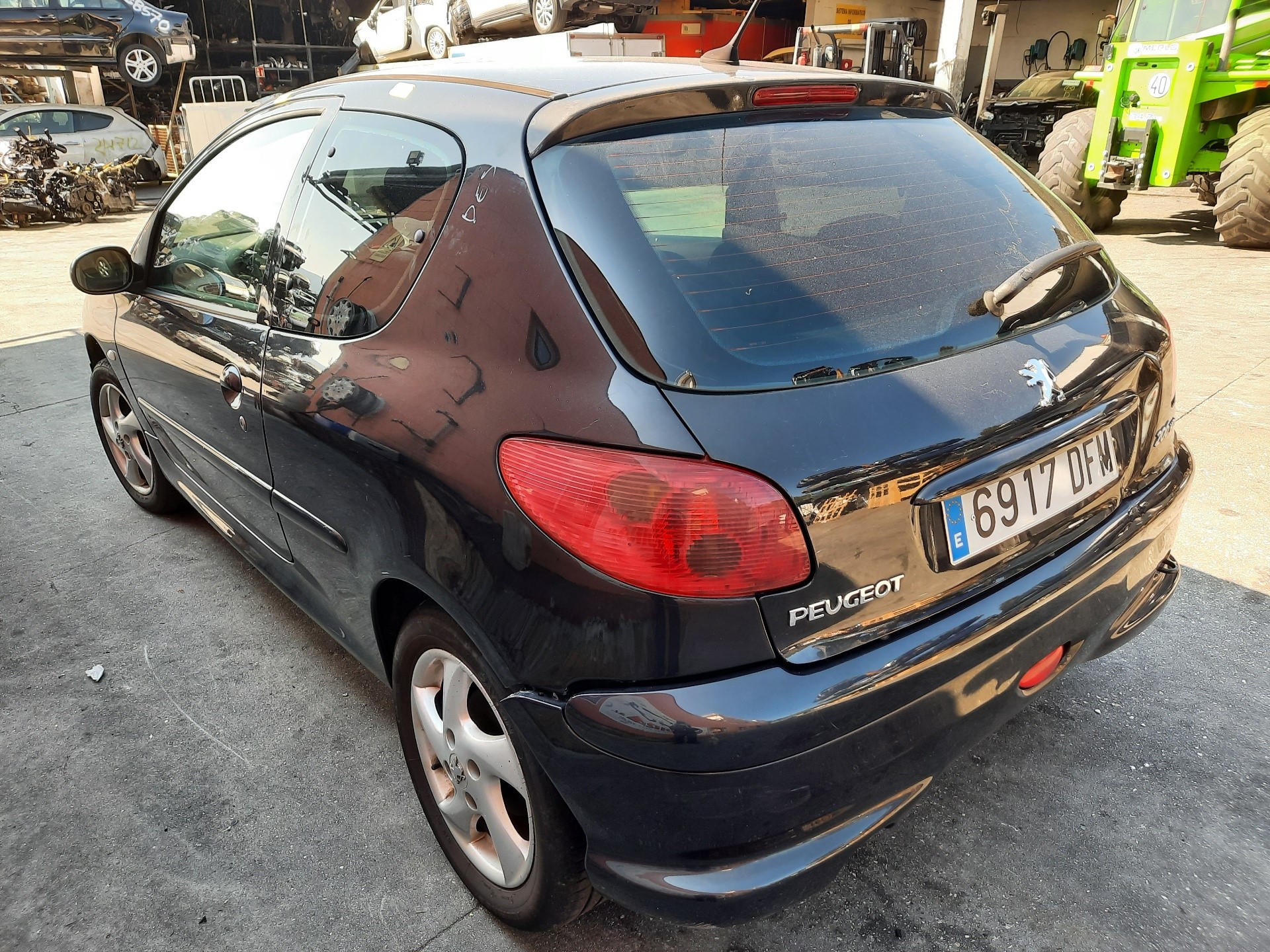 PEUGEOT 206 1 generation (1998-2009) Höger sidospegel 96480957XT 18593400