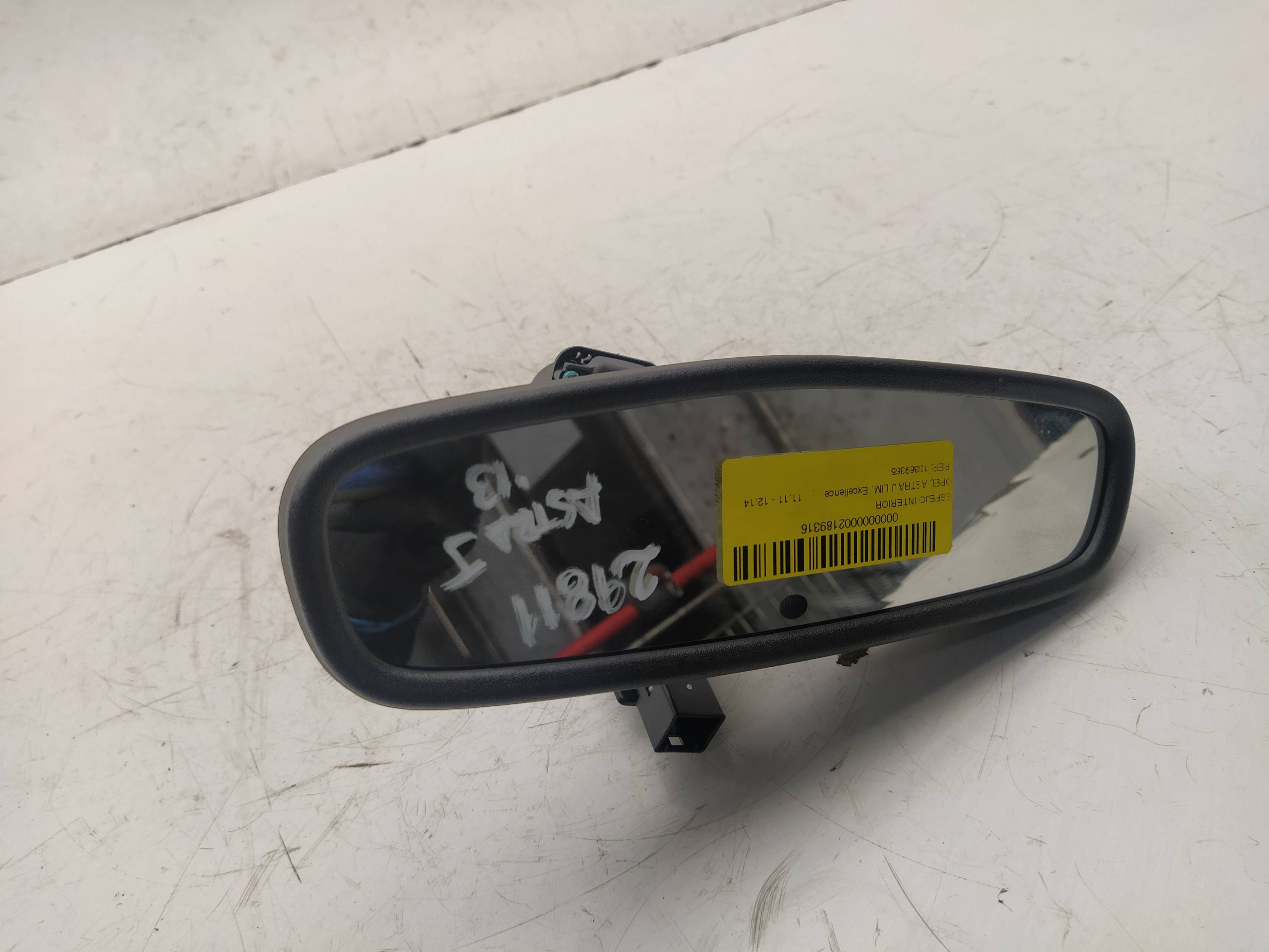 OPEL Astra J (2009-2020) Interior Rear View Mirror 13369365 18631190