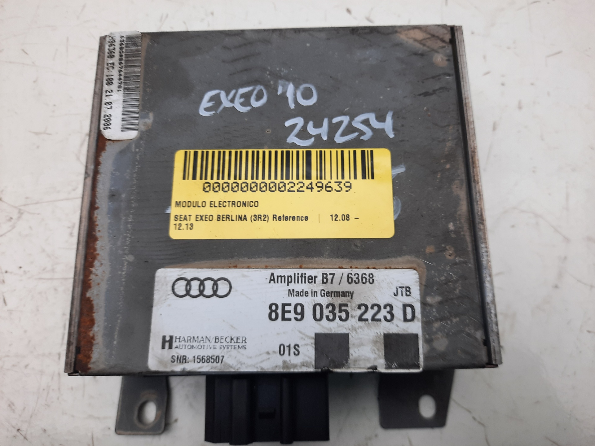 SEAT Exeo 1 generation (2009-2012) Other Control Units 8E9035225AF 22288199