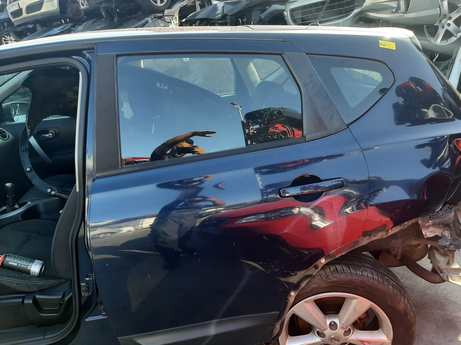 NISSAN Qashqai 1 generation (2007-2014) Rear Left Door K9K 21587888