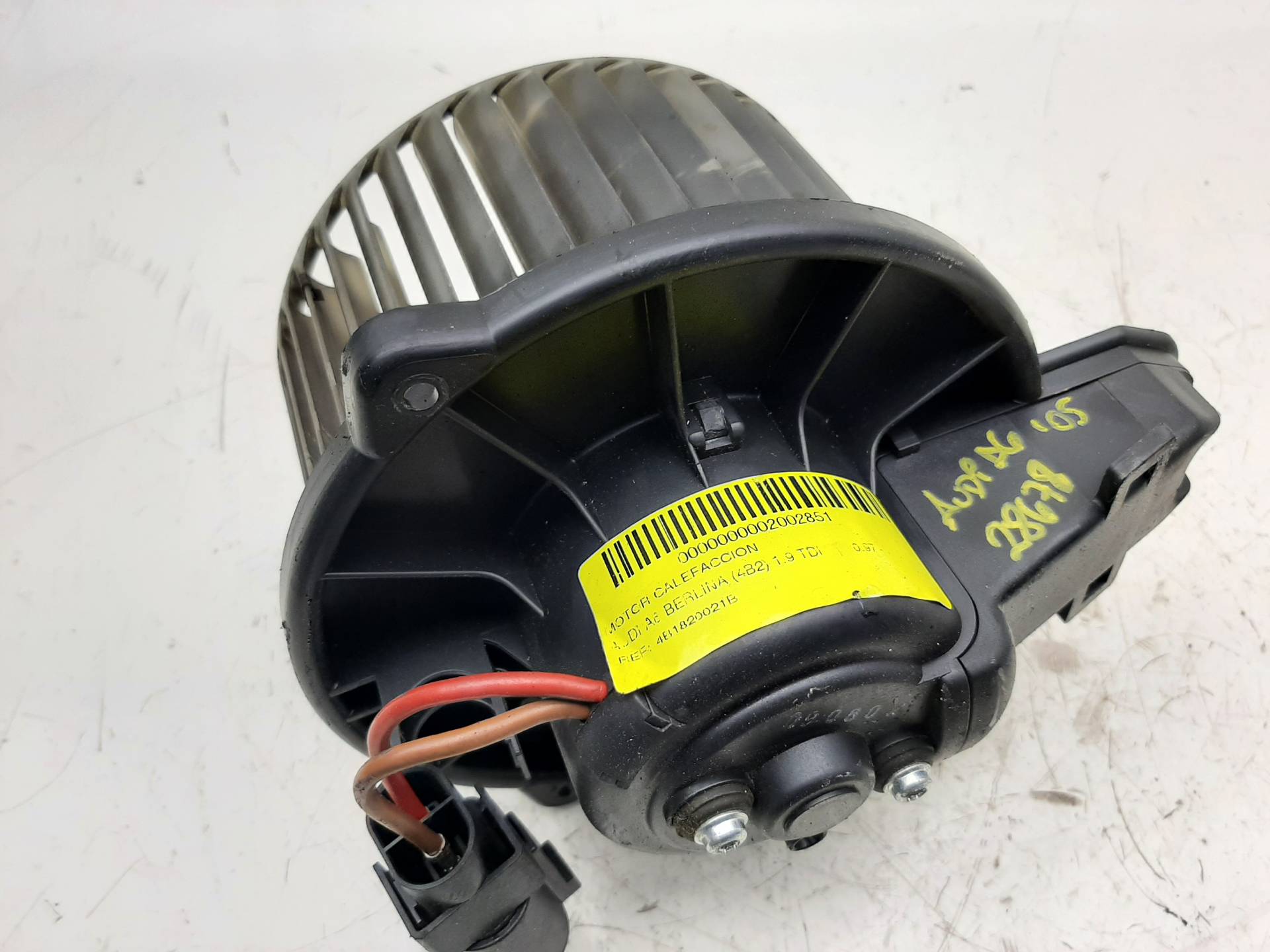 AUDI A3 8L (1996-2003) Fűtésventilátor 4B1820021B,0130111202 18574195