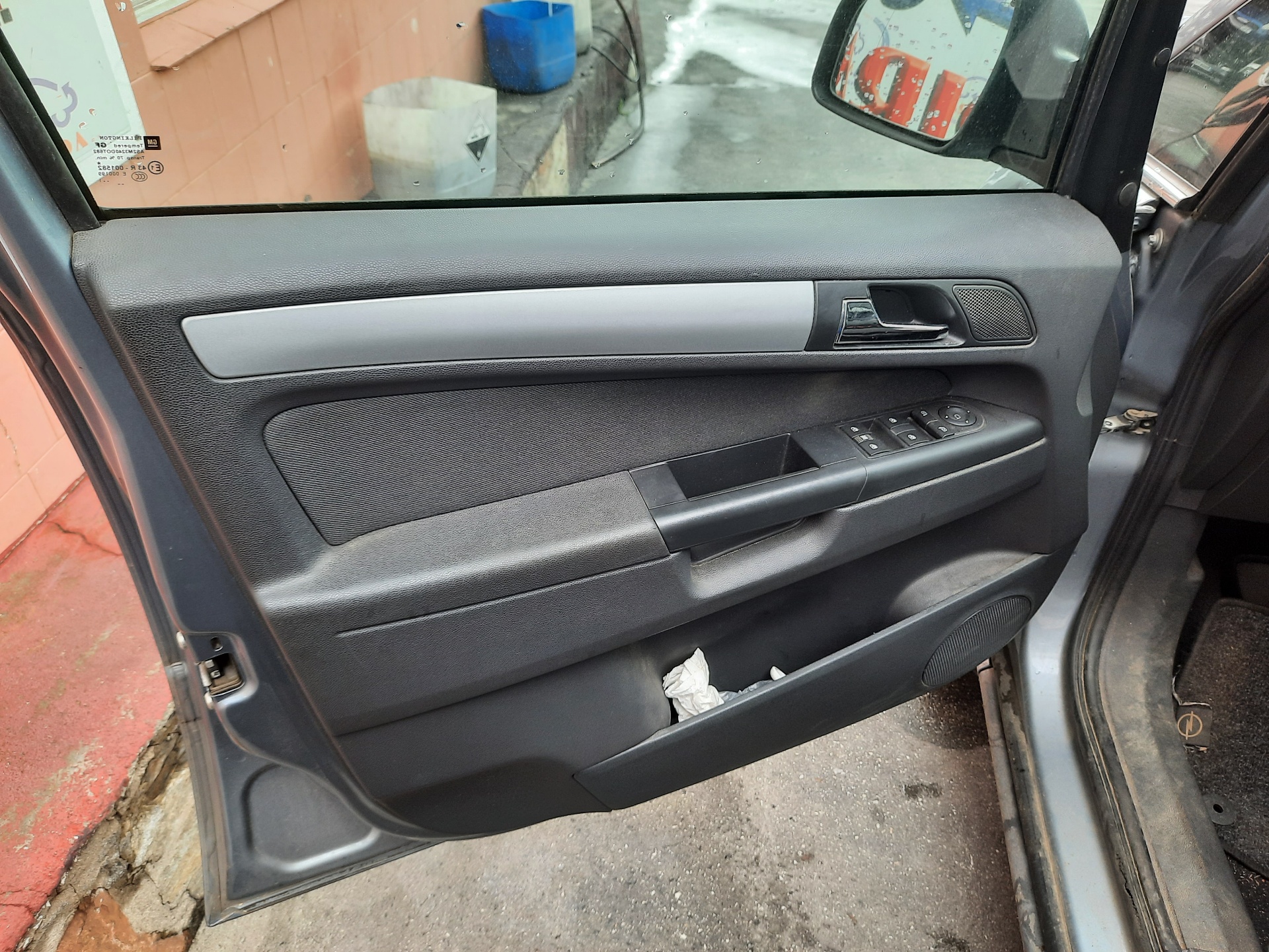 OPEL Zafira B (2005-2010) Priekinių kairių durų stiklo pakelėjas 994886101 18588948