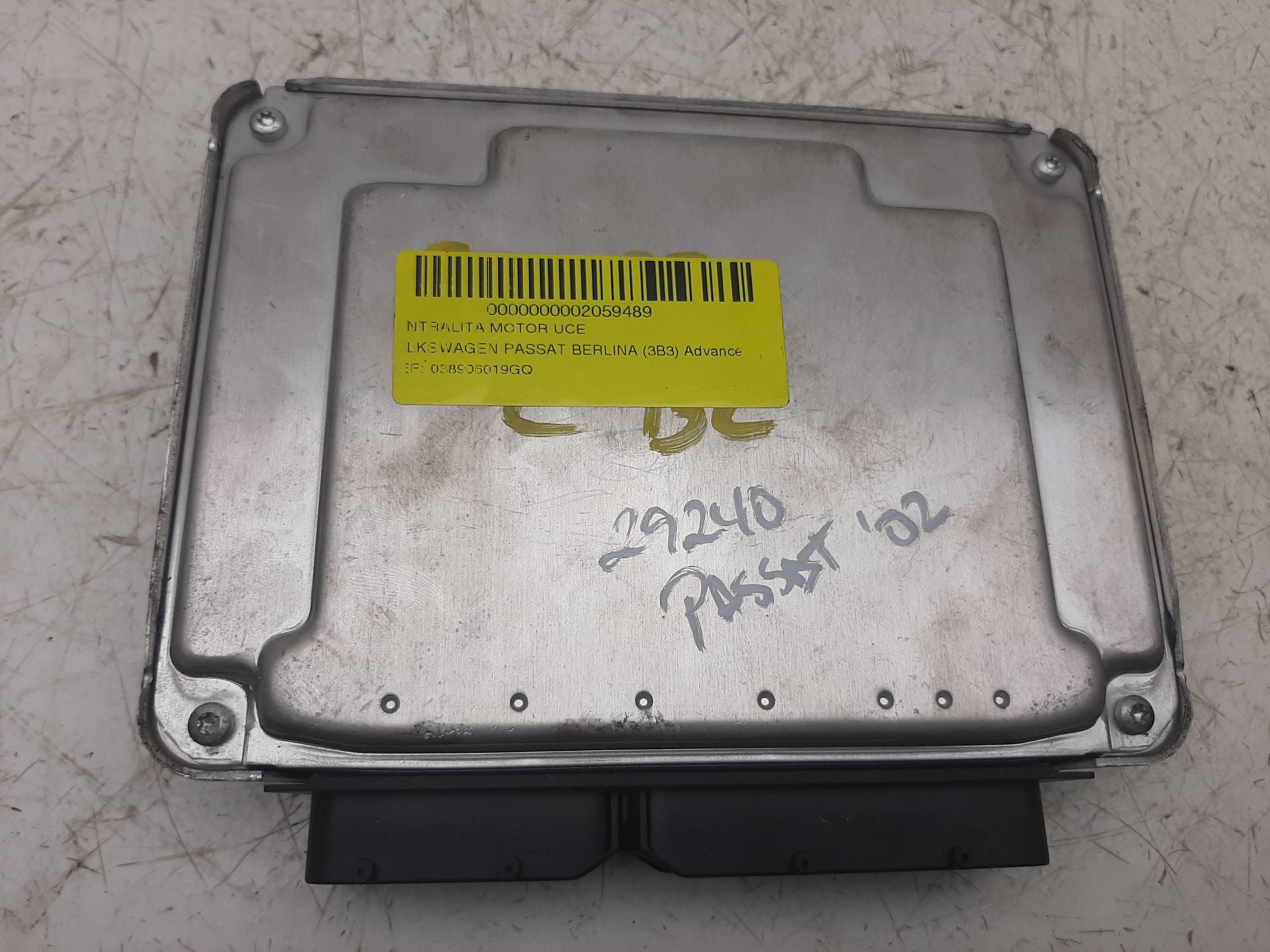 VOLKSWAGEN Passat B5 (1996-2005) Engine Control Unit ECU 038906019GQ,0281010941 18586196