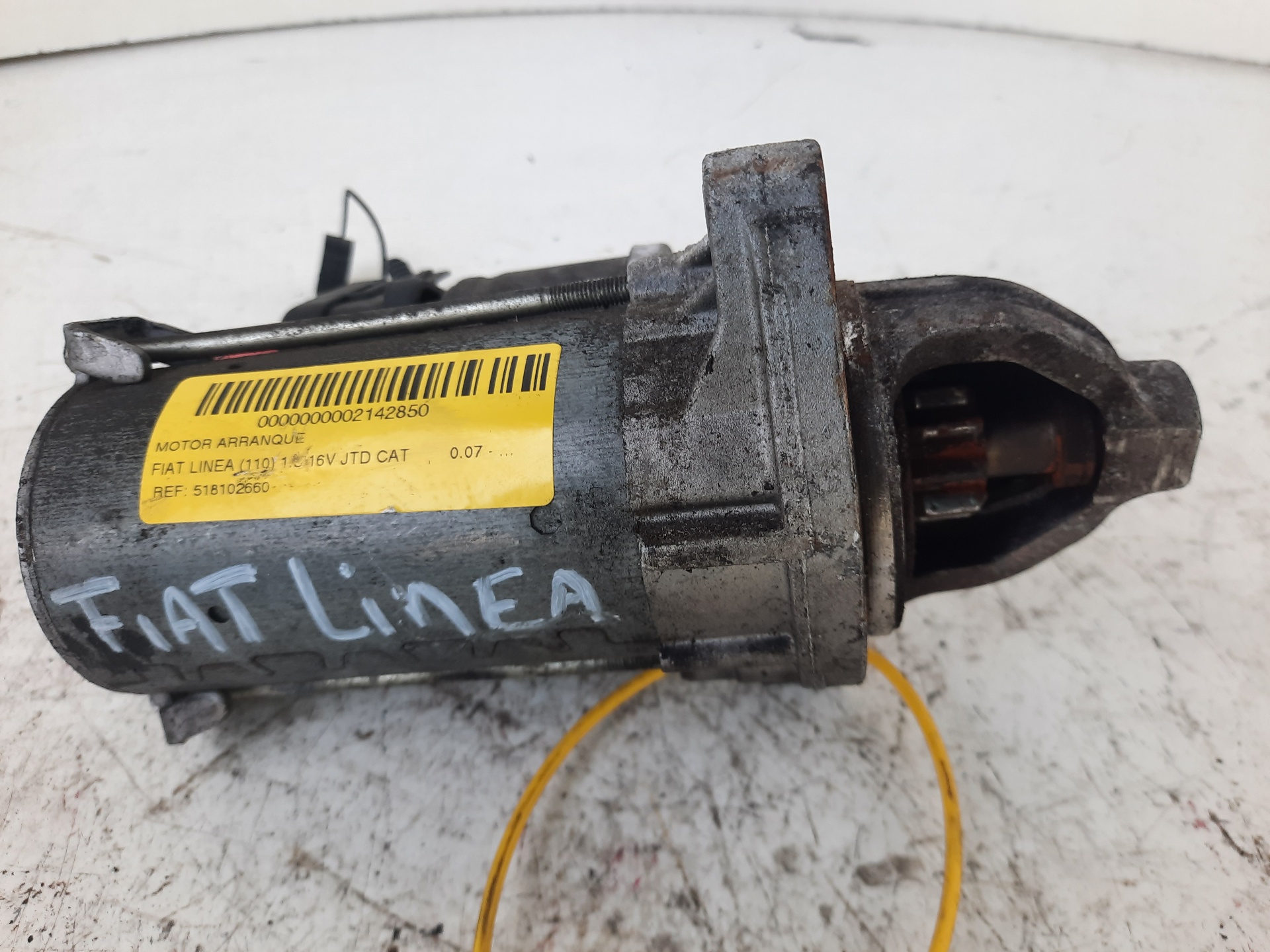 FIAT Grande Punto 1 generation (2006-2008) Starter Motor 518102660 18616783