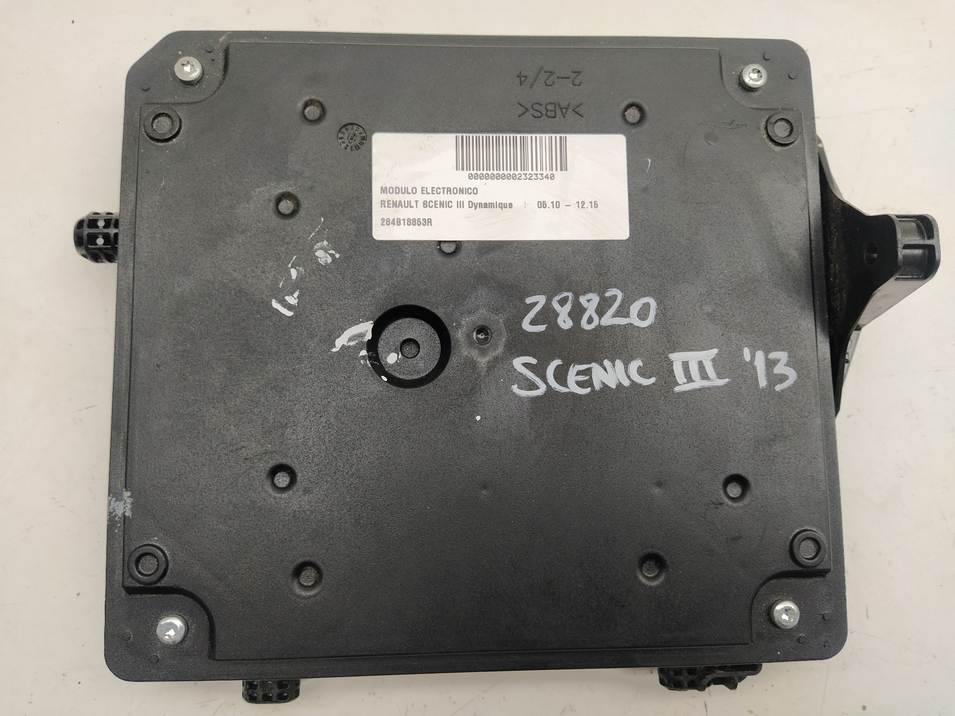 RENAULT Scenic 3 generation (2009-2015) Other Control Units 284B18853R, S180180060 22499576
