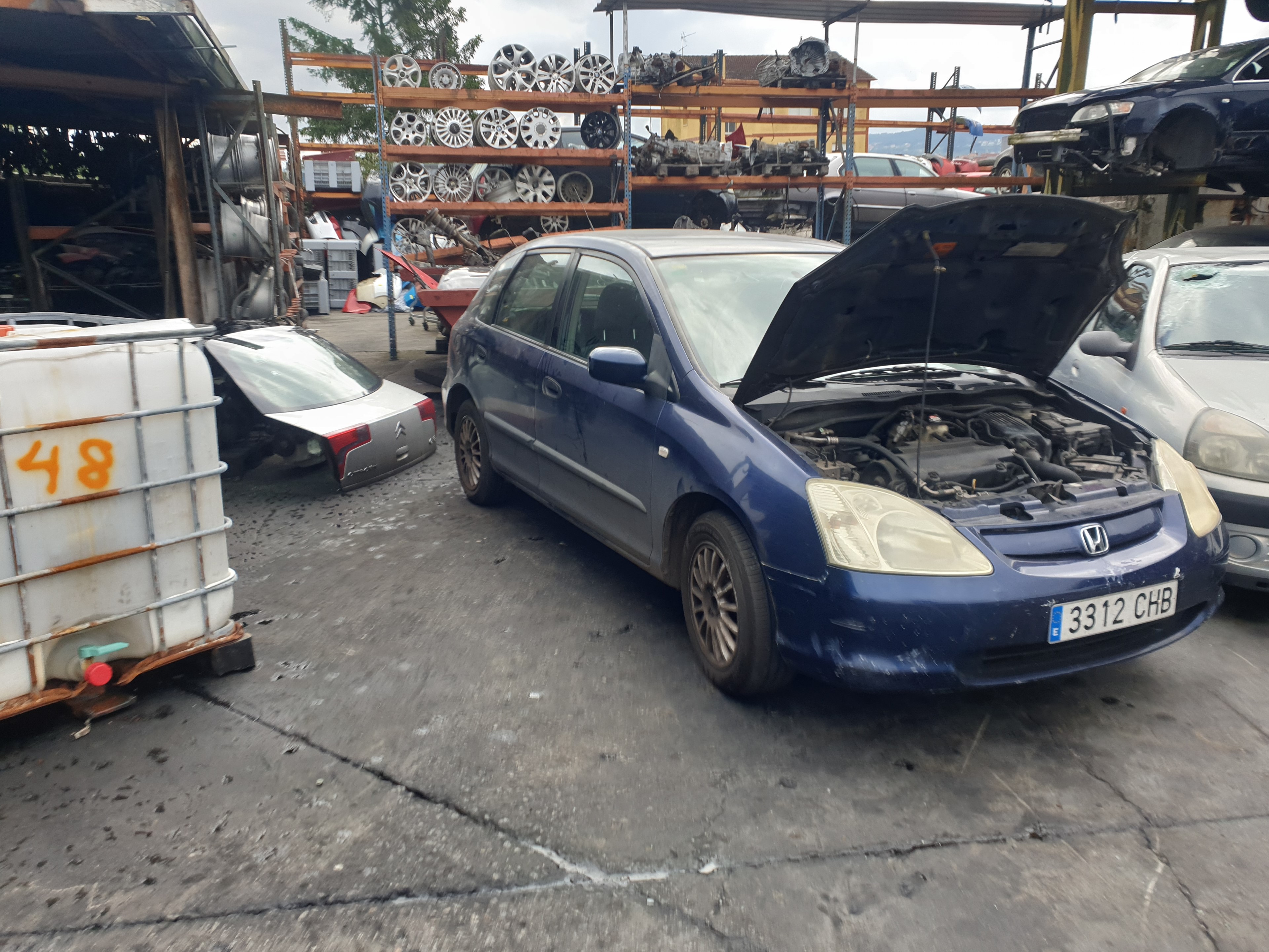 HONDA Civic 7 generation (2000-2005) Vairo kolonėlė 5360ES6FG600, 03MS6FG6 18802384