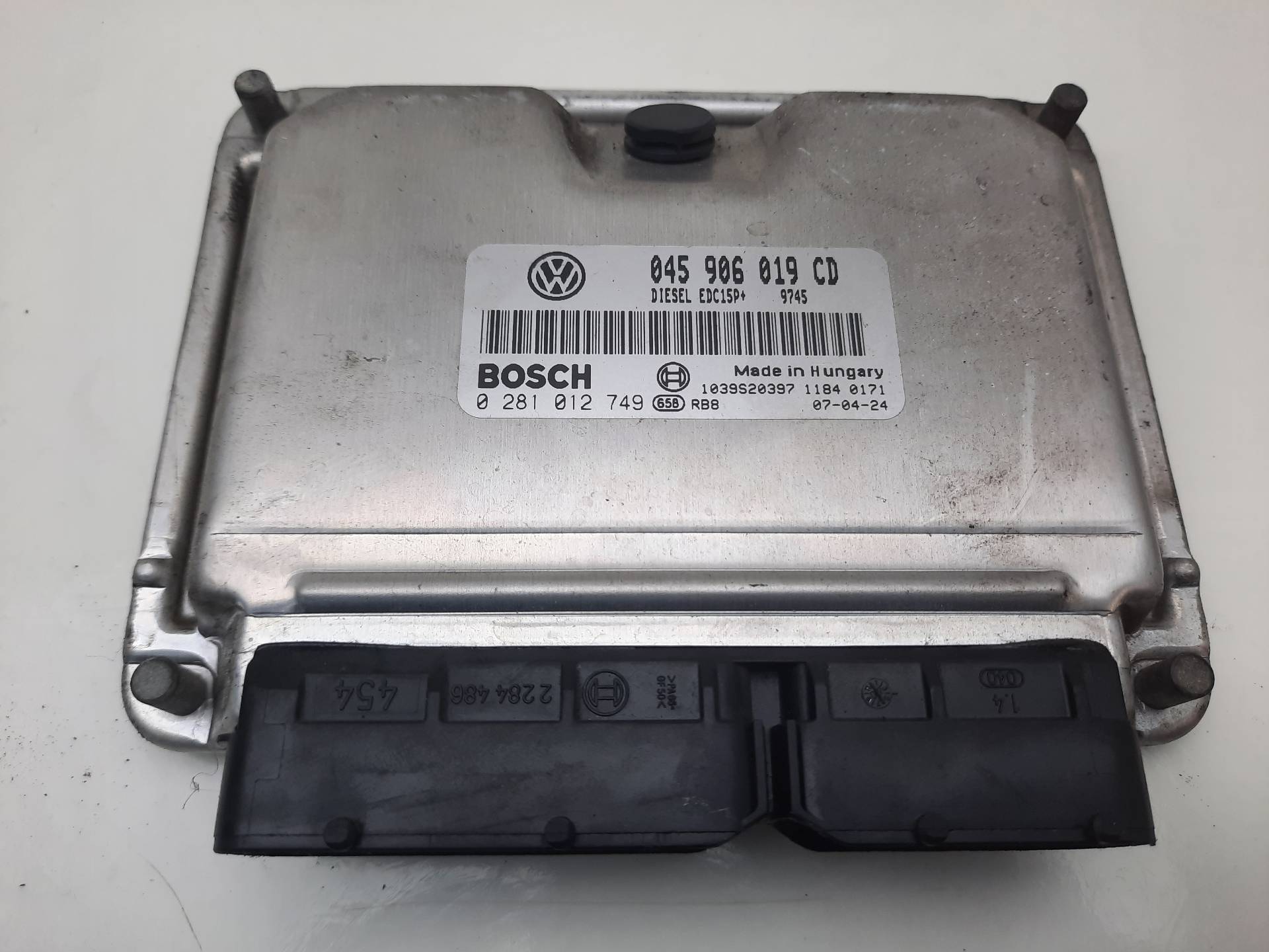 SKODA Fabia 6Y (1999-2007) Motorkontrolenhed ECU 045906019CD,0281012749 18556971