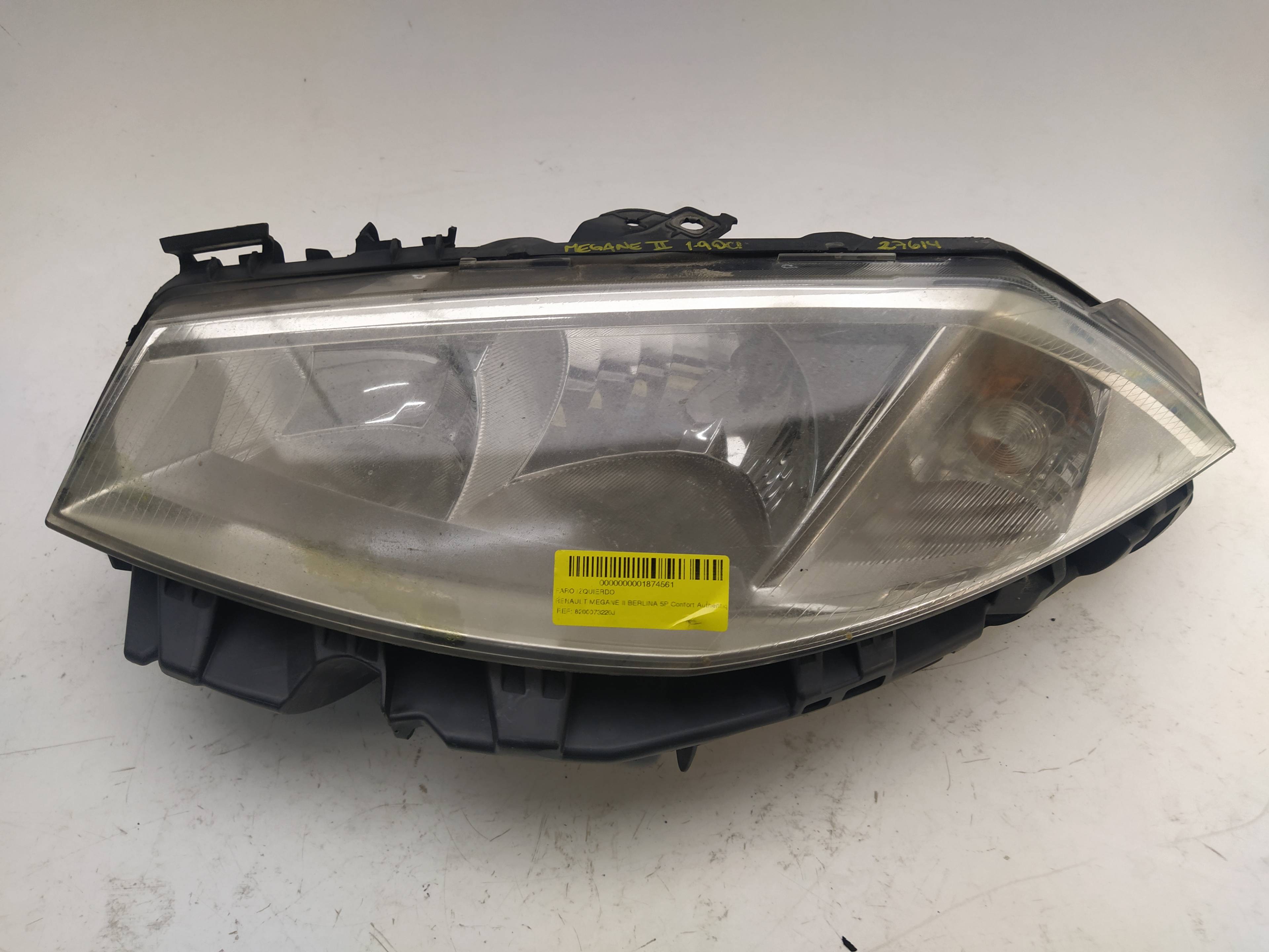 AUDI Megane 2 generation (2002-2012) Front Left Headlight 8200073220J,89306990 18550463