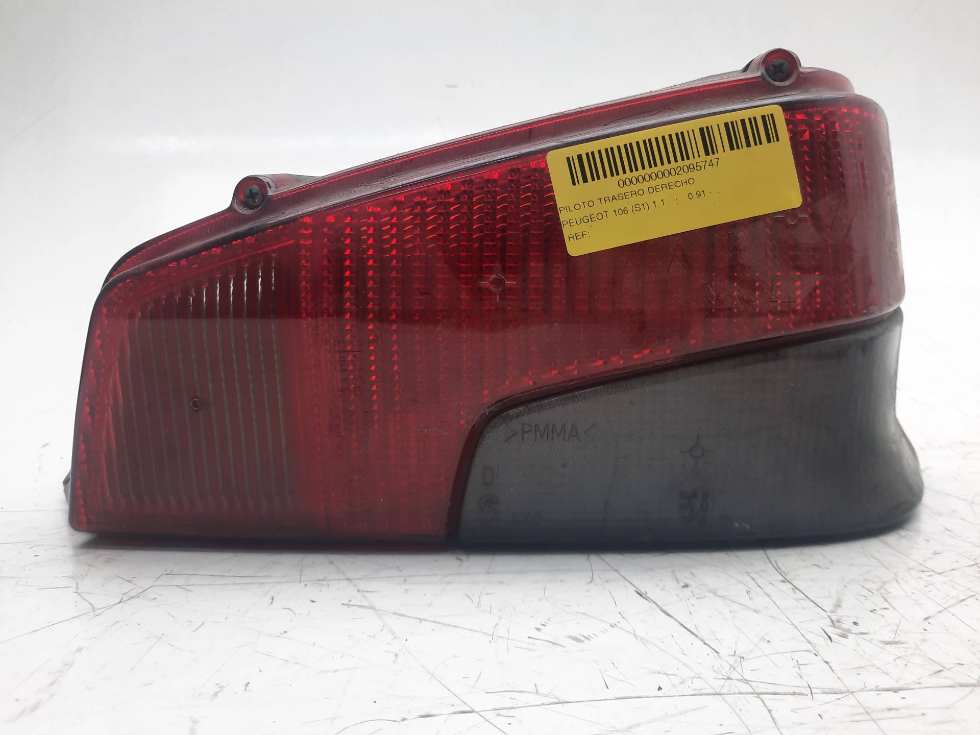 PEUGEOT Rear Right Taillight Lamp 635184 18598374