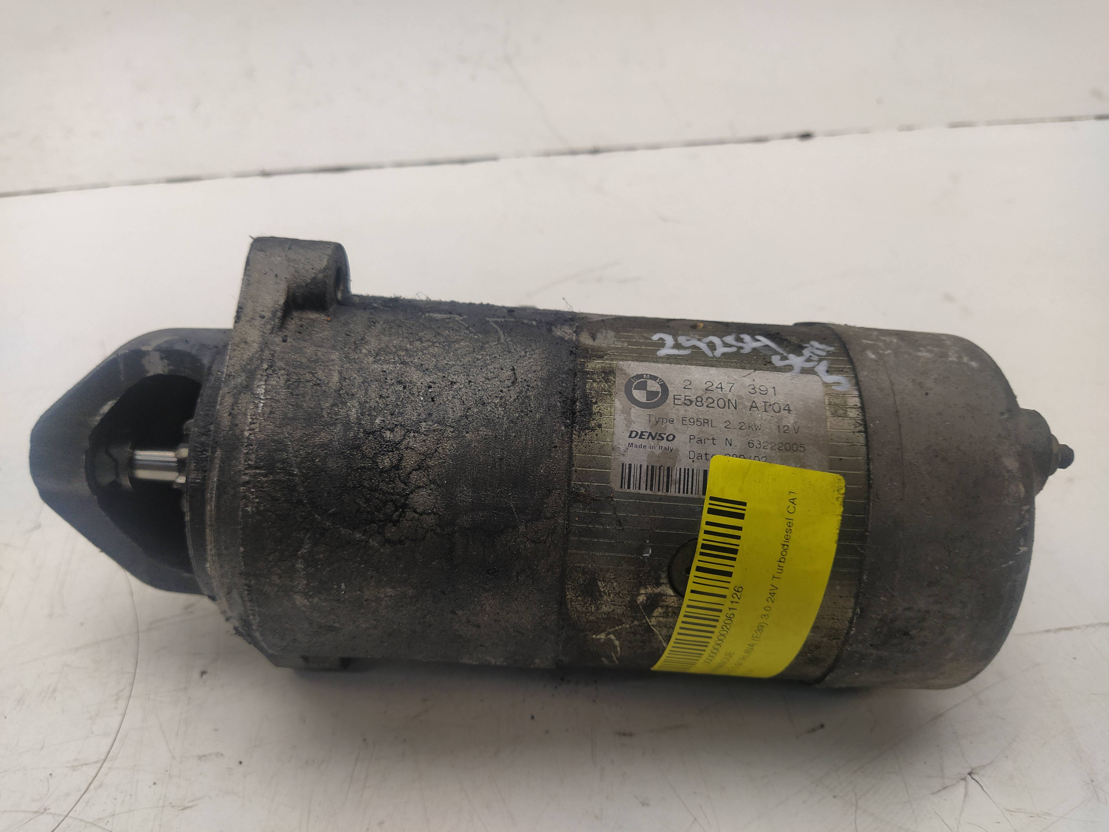 PONTIAC 5 Series E39 (1995-2004) Starter Motor 2247391, E5820NAI04 18586758