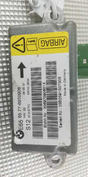 BMW 7 Series E65/E66 (2001-2008) SRS-ohjausyksikkö 3069709060,05B2591S07306,65776970906 18450284