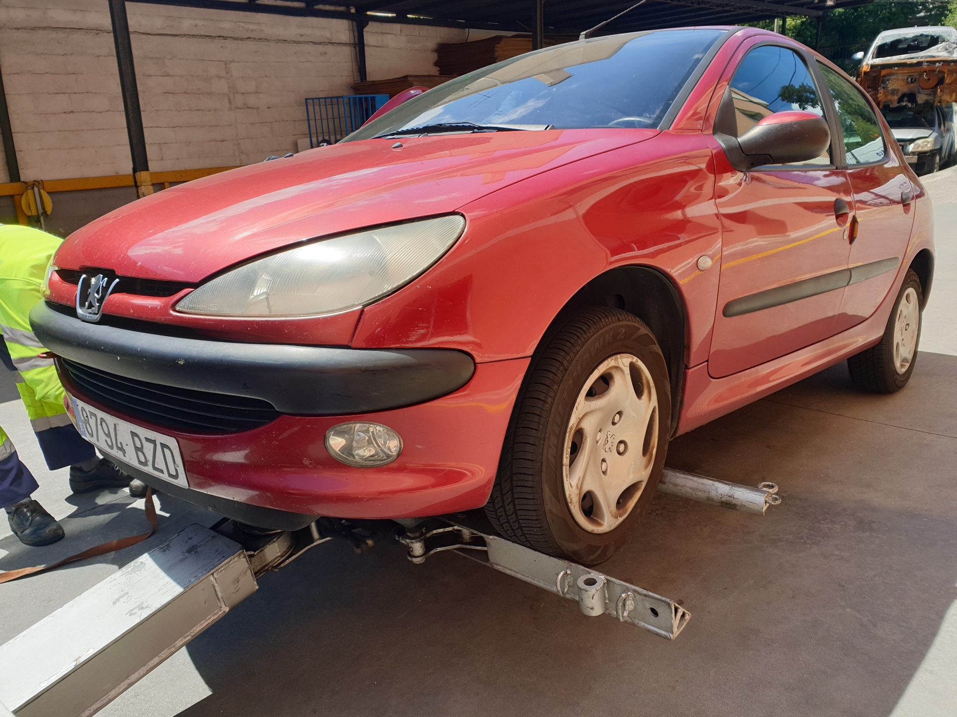 PEUGEOT 206 1 generation (1998-2009) Стартер 9640825280 18596326