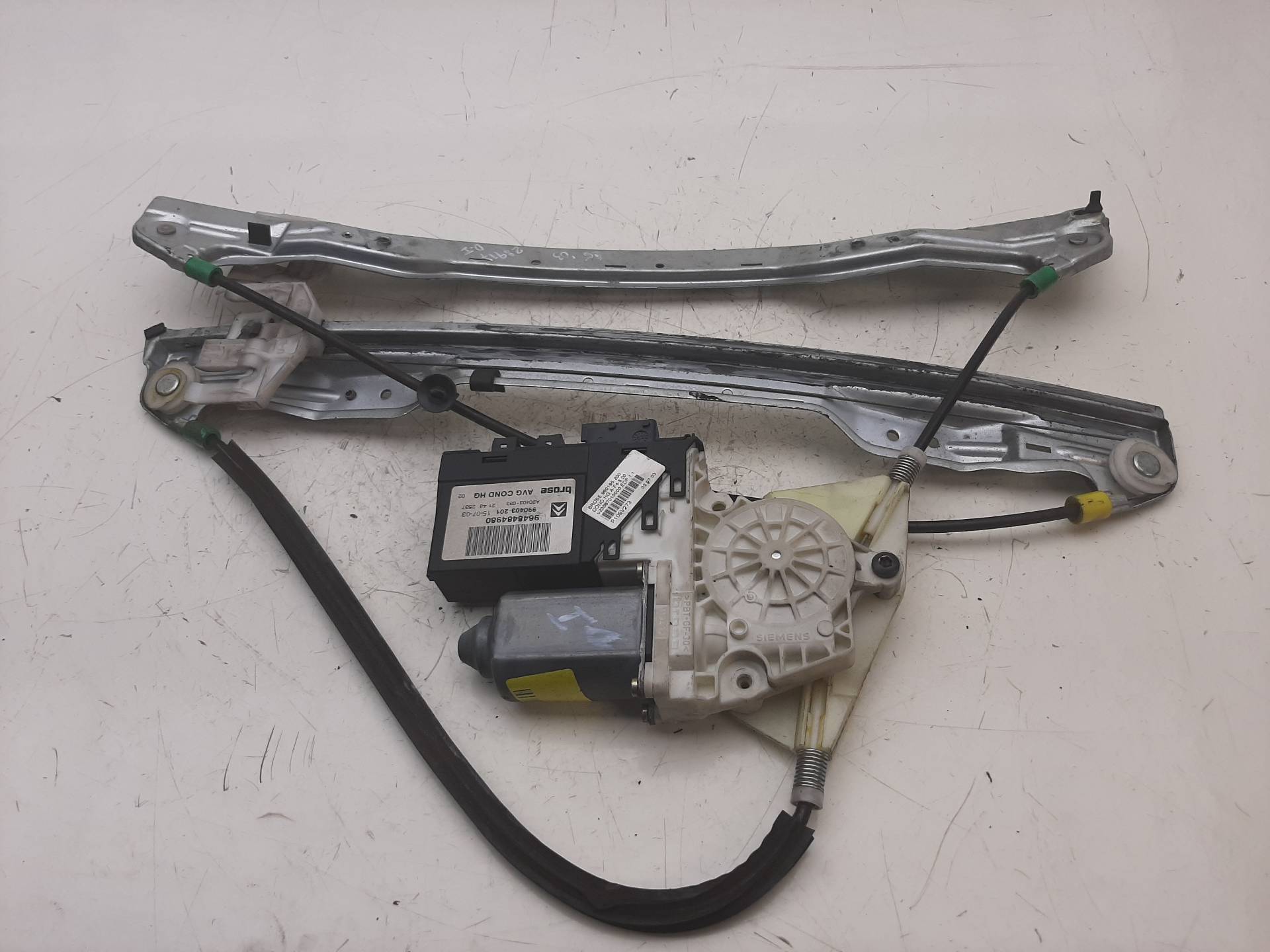 BMW C5 1 generation (2001-2008) Front Left Door Window Regulator 9648484980, 990403201 18577825