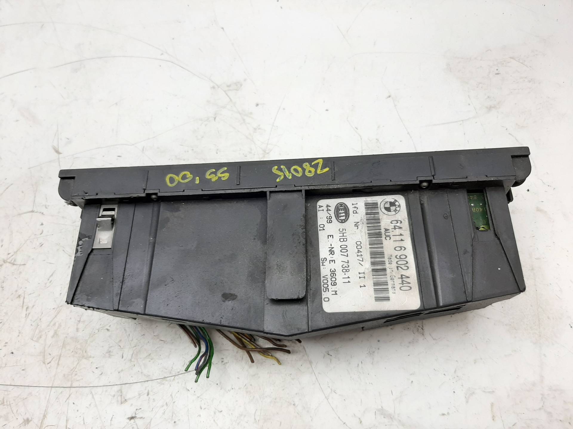 VAUXHALL 3 Series E46 (1997-2006) Climate  Control Unit 64116902440,5HB00773811 18557645