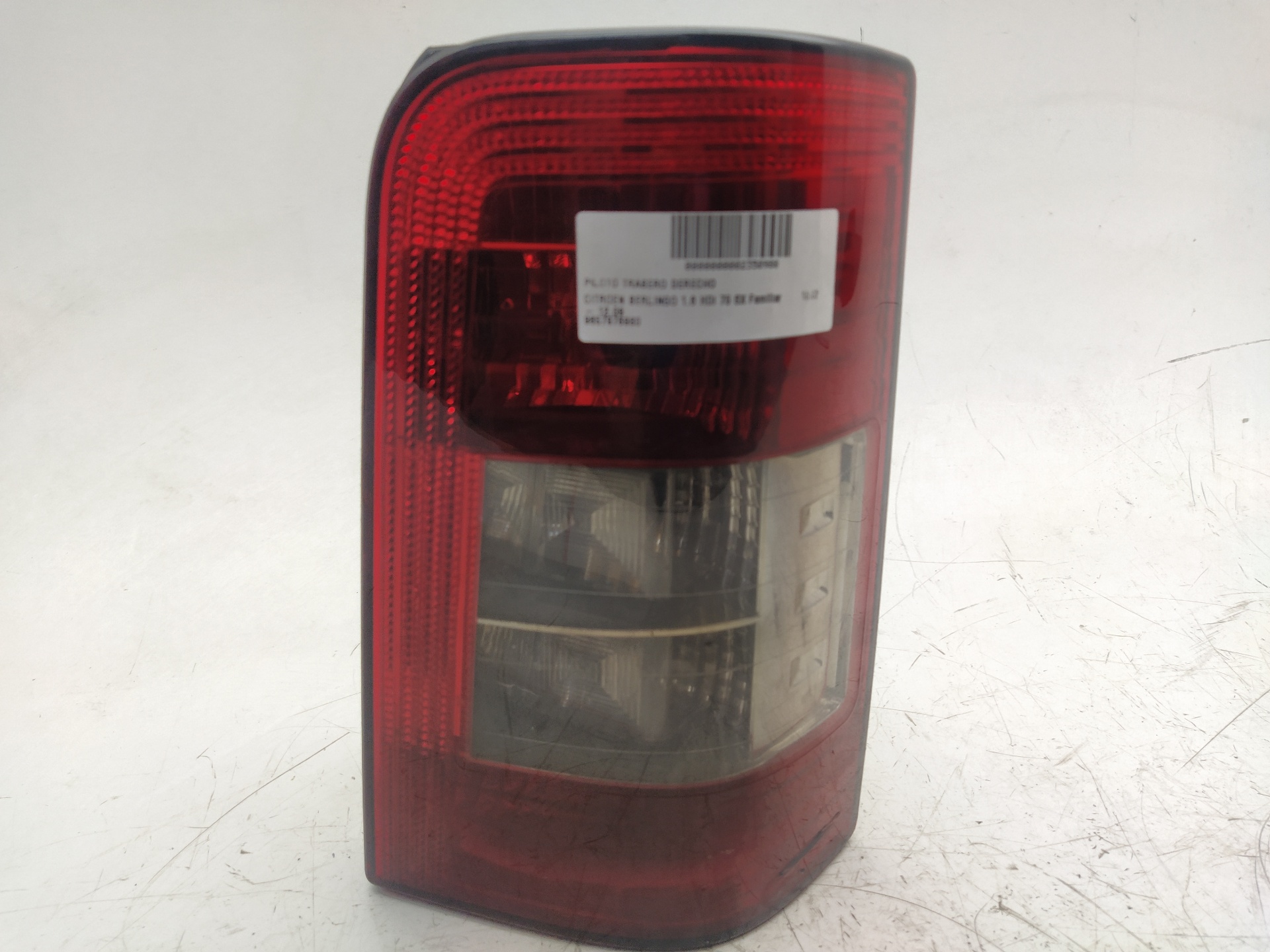 CITROËN 1 generation (1996-2012) Rear Right Taillight Lamp 9657976980 23094087