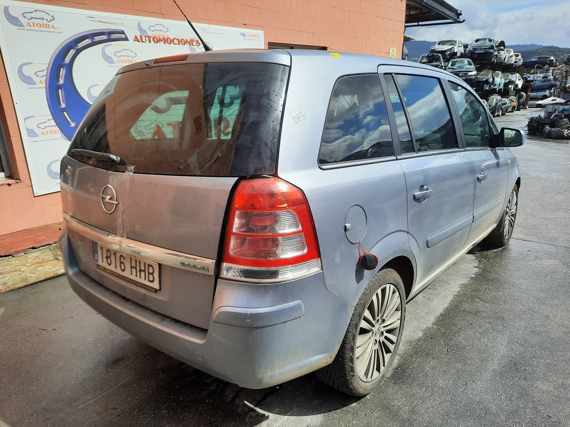 OPEL Zafira B (2005-2010) Priekinių kairių durų stiklo pakelėjas 994886101 18588948