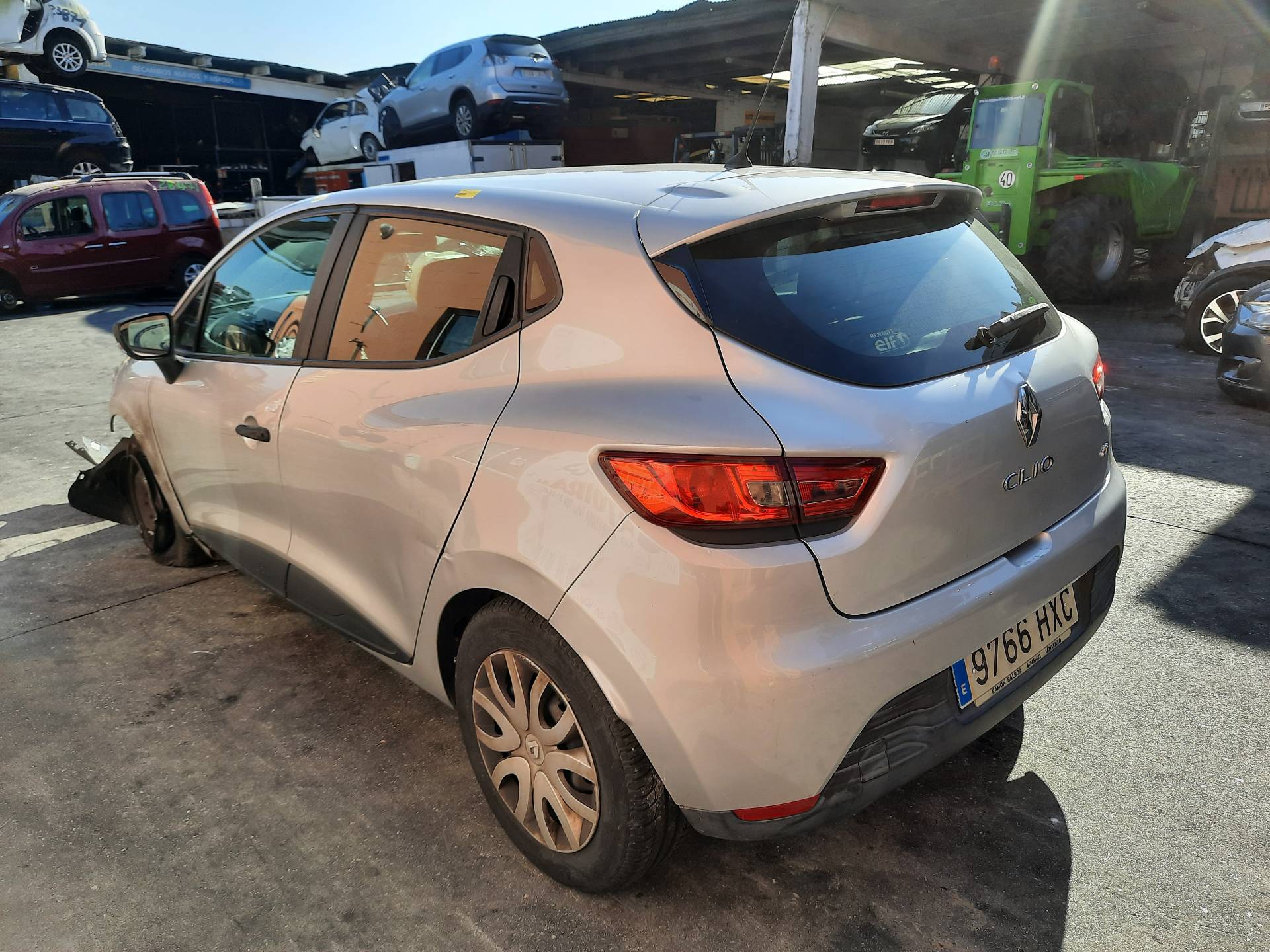 RENAULT Clio 3 generation (2005-2012) Priekinių dešinių durų stiklo pakelėjas 128001071E,3Q0834B 18644154