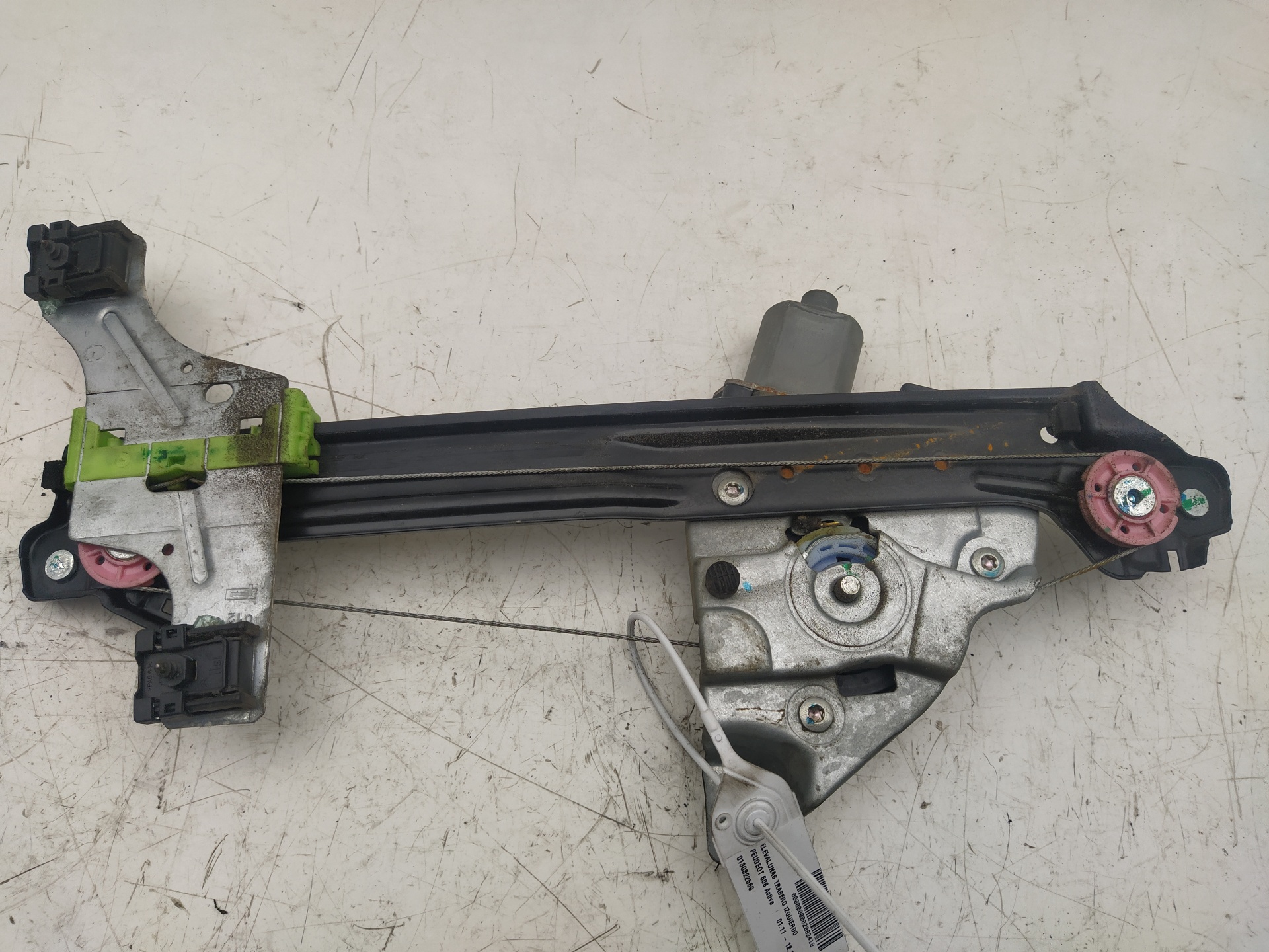 PEUGEOT 508 1 generation (2010-2020) Rear left door window lifter 0130822569, 9686441380 23094022