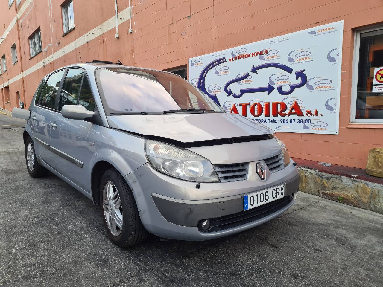 RENAULT Scenic 2 generation (2003-2010) Блок управления двигателем 0281011549, 8200310863 18554050