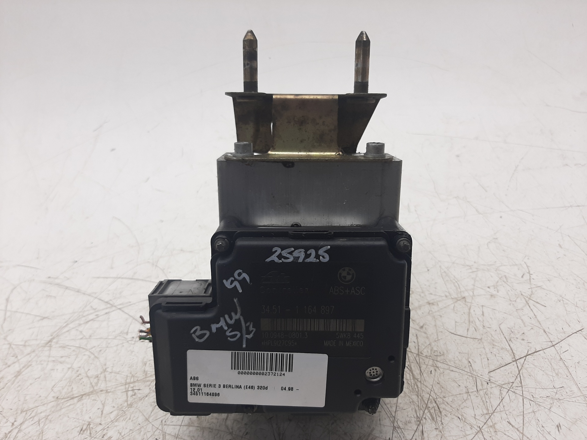 BMW 3 Series E46 (1997-2006) ABS Pump 34511164896, 34511164897 25034526