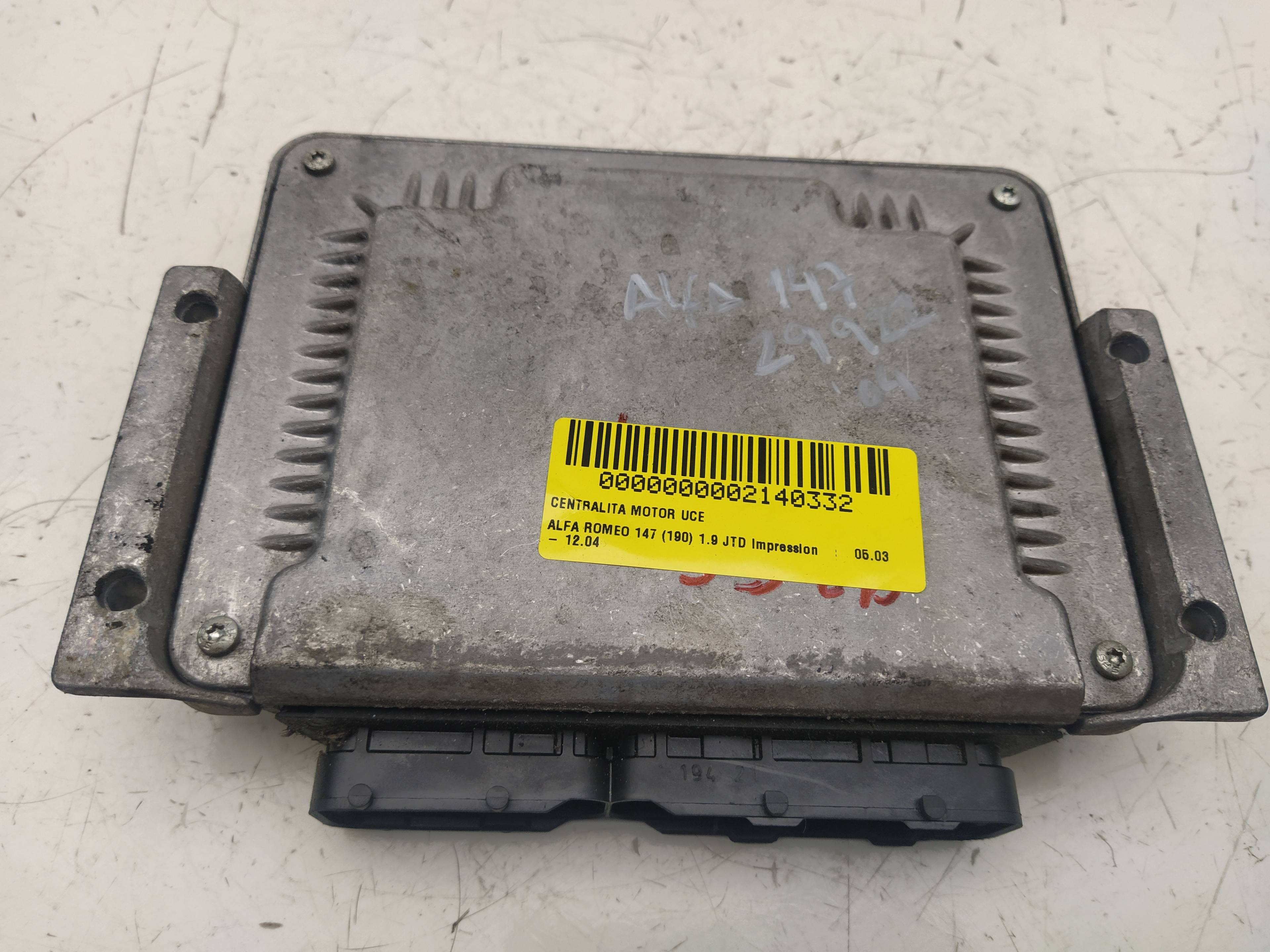 NISSAN 147 2 generation (2004-2010) Engine Control Unit ECU 0281010332,9374ADAA 24018879