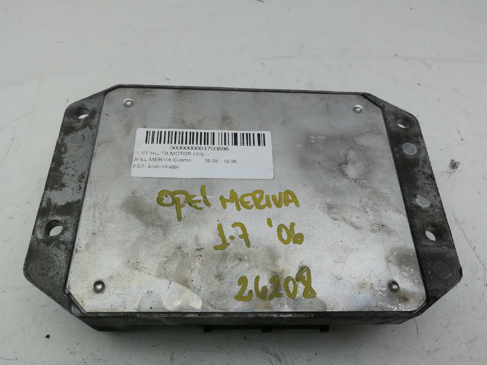 OPEL Meriva 1 generation (2002-2010) Variklio kompiuteris 8980003220, 1125000200, 98000322 18510966