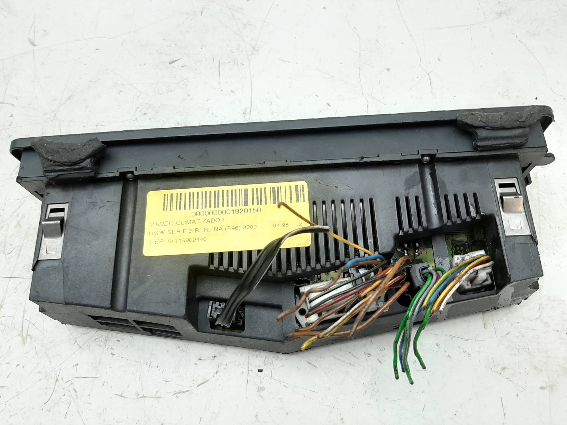 VAUXHALL 3 Series E46 (1997-2006) Climate  Control Unit 64116902440, 5HB00773811 18557645