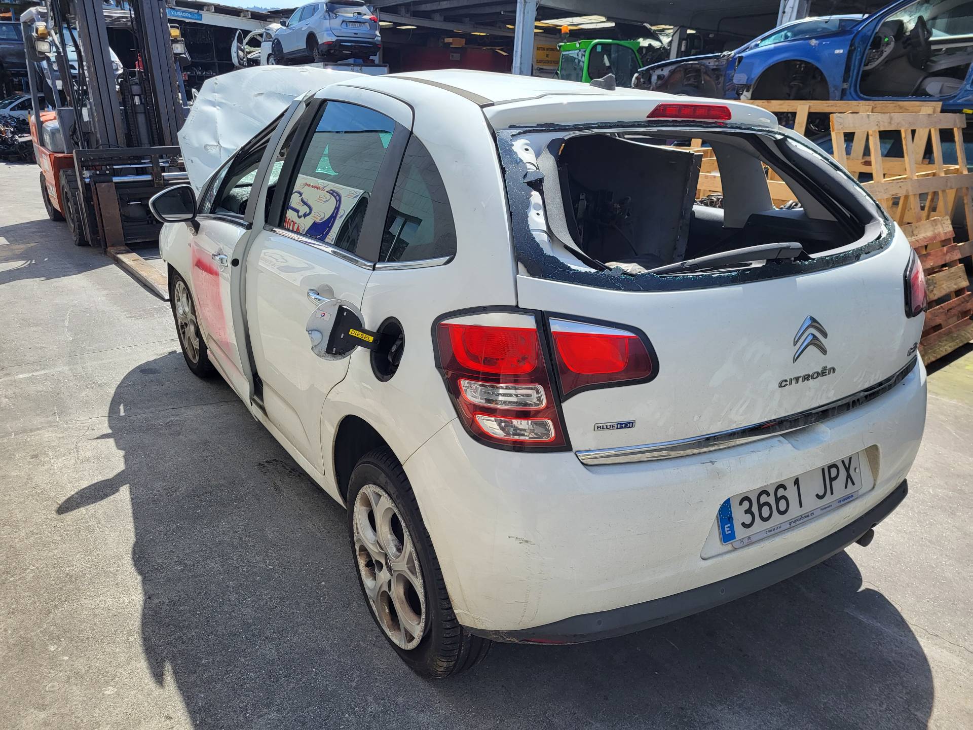 CITROËN C3 2 generation (2009-2016) Galinio dangčio spyna 9151487499H 21102154