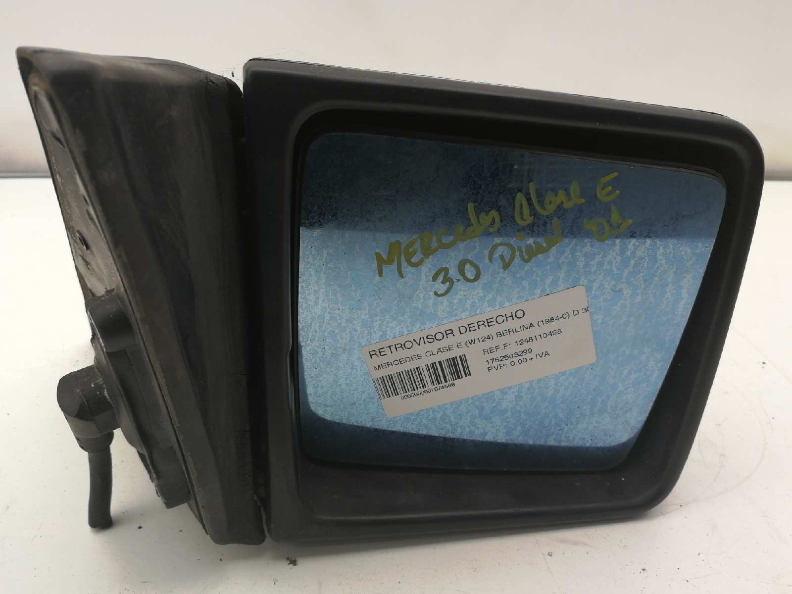 MERCEDES-BENZ W124 (1984-1997) Priekinių dešinių durų veidrodis 1248110498, 1762503299 18505895