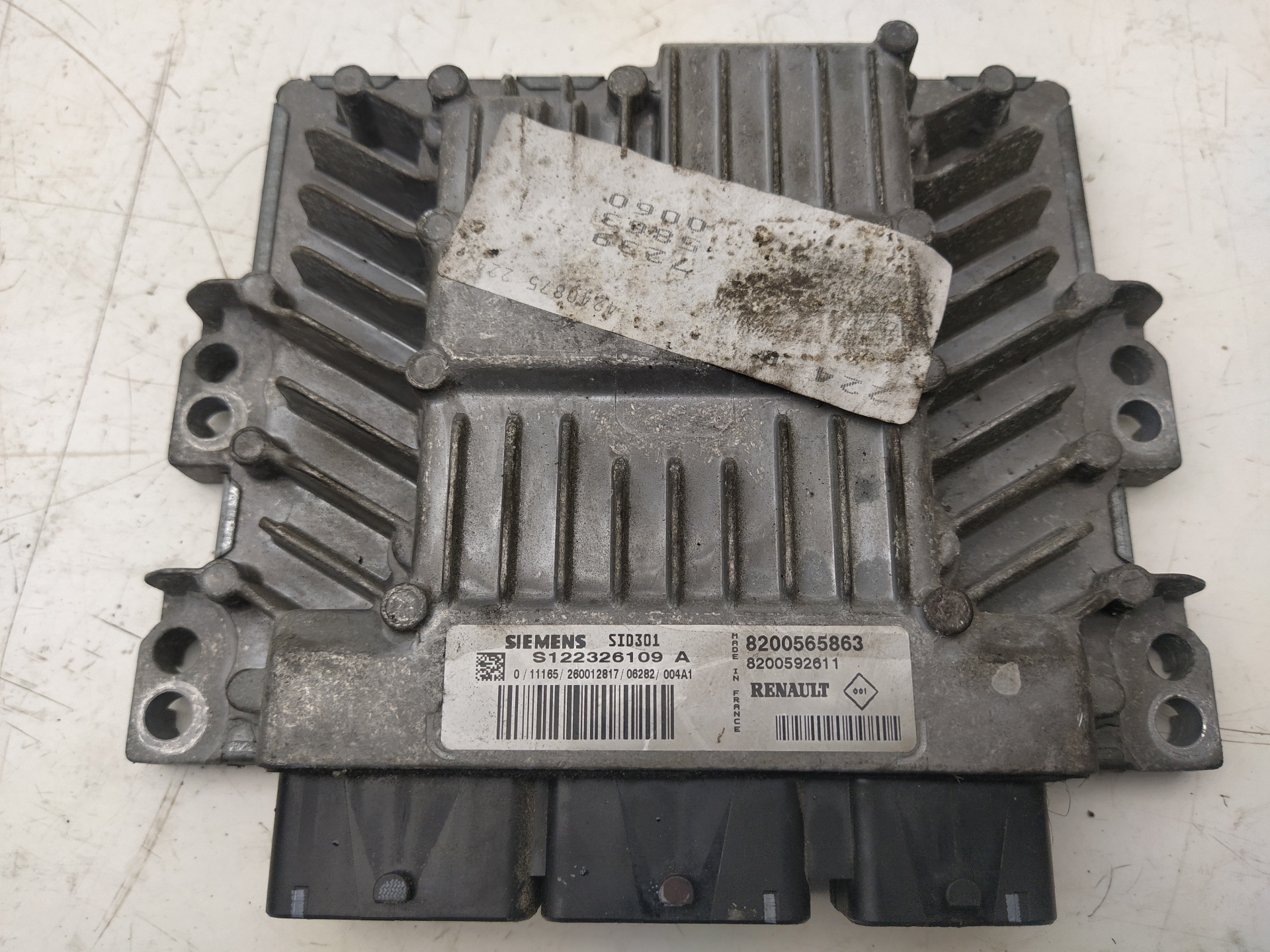 DODGE Scenic 2 generation (2003-2010) Engine Control Unit ECU 8200565863, 8200592611, S122326109A 23094039