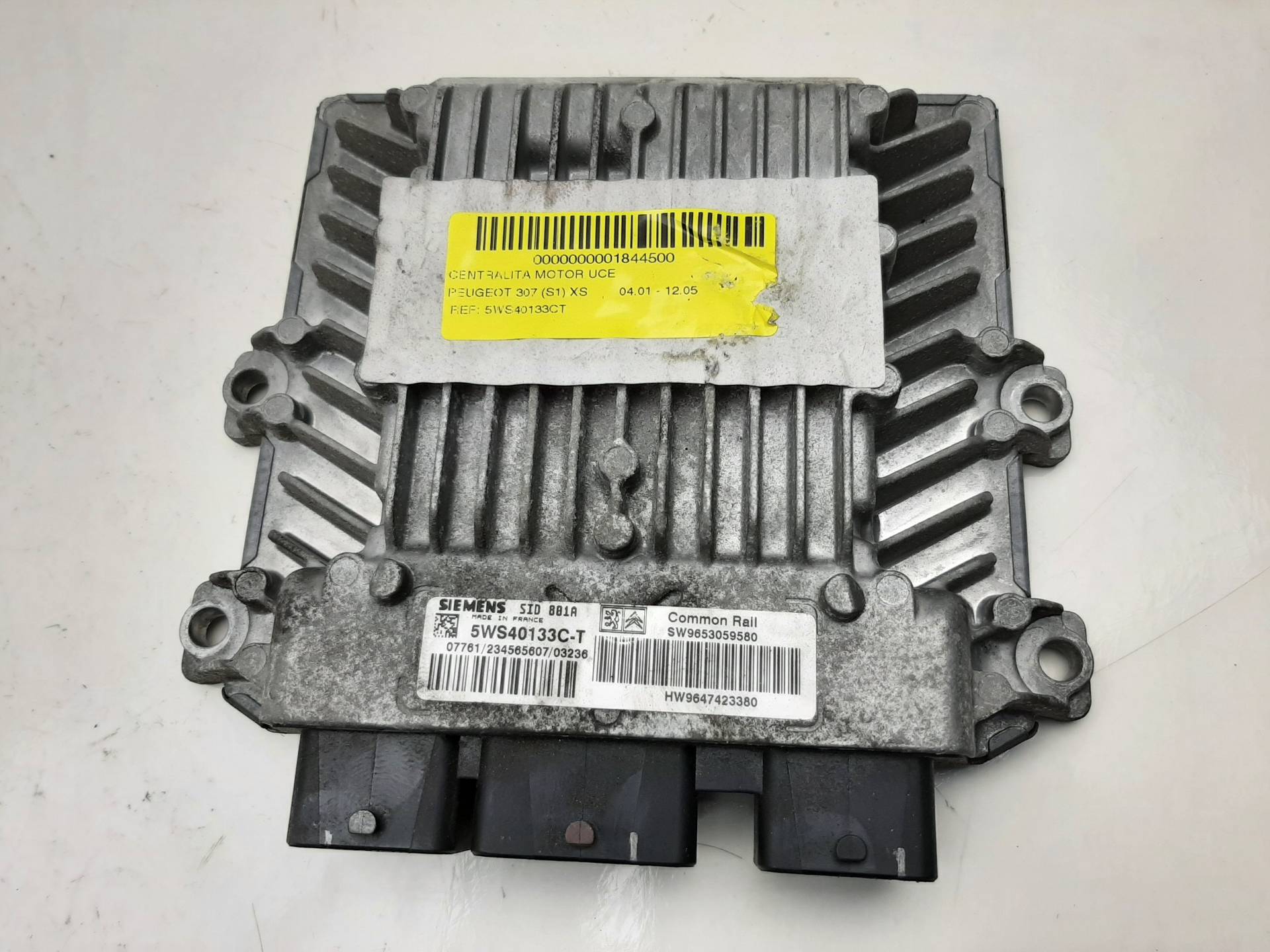 MITSUBISHI 307 1 generation (2001-2008) Блок управления двигателем 5WS40133CT 18543874